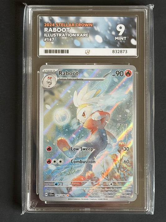 ACE Raboot - 147/142 Stellar Crown Illustration Rare MINT Grade 9