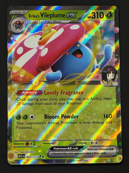 003/217 Erika’s Vileplume ex - Pokémon Ascended Heroes Double Rare