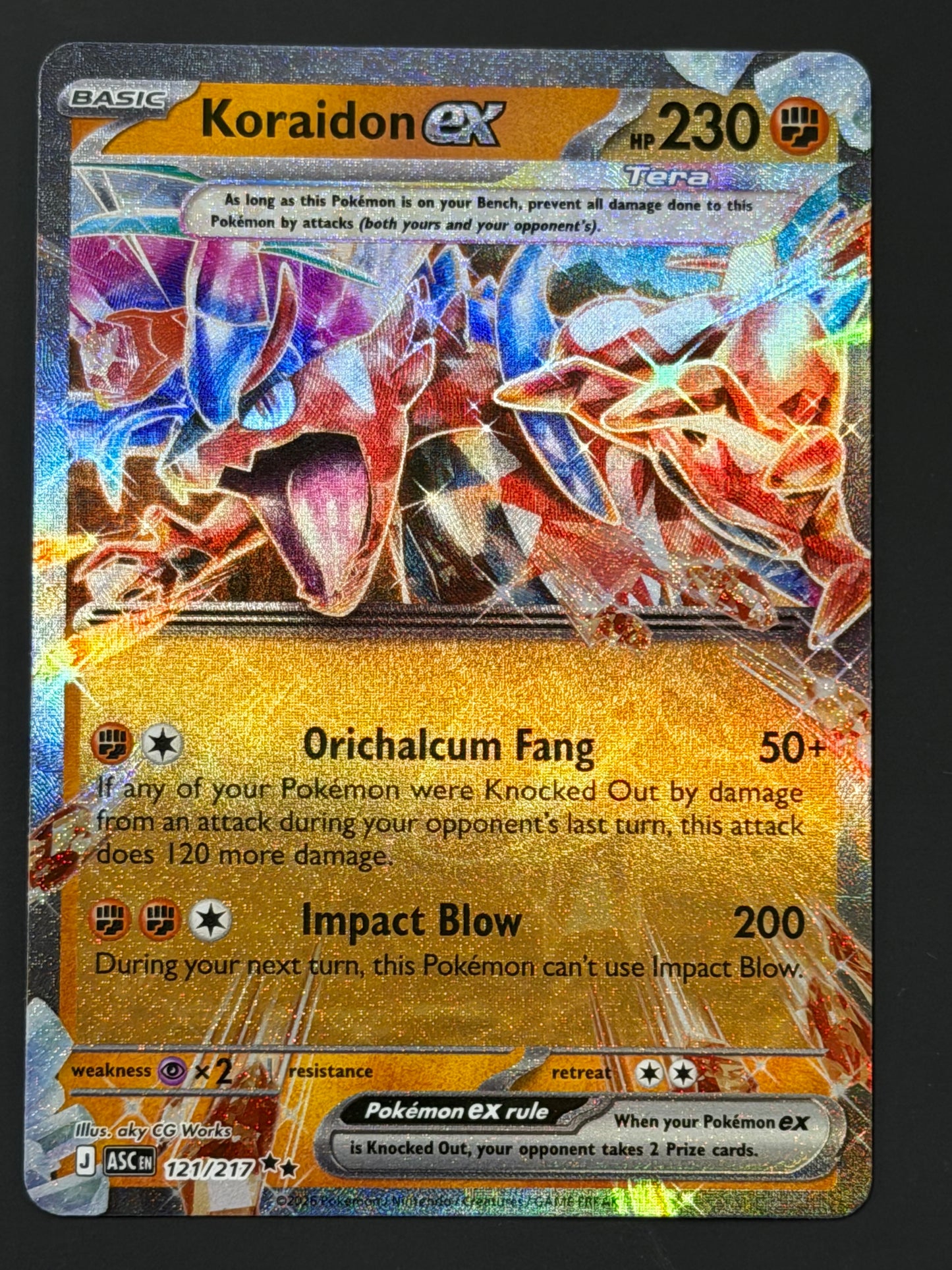 121/217 Koraidon ex - Pokémon Ascended Heroes Double Rare