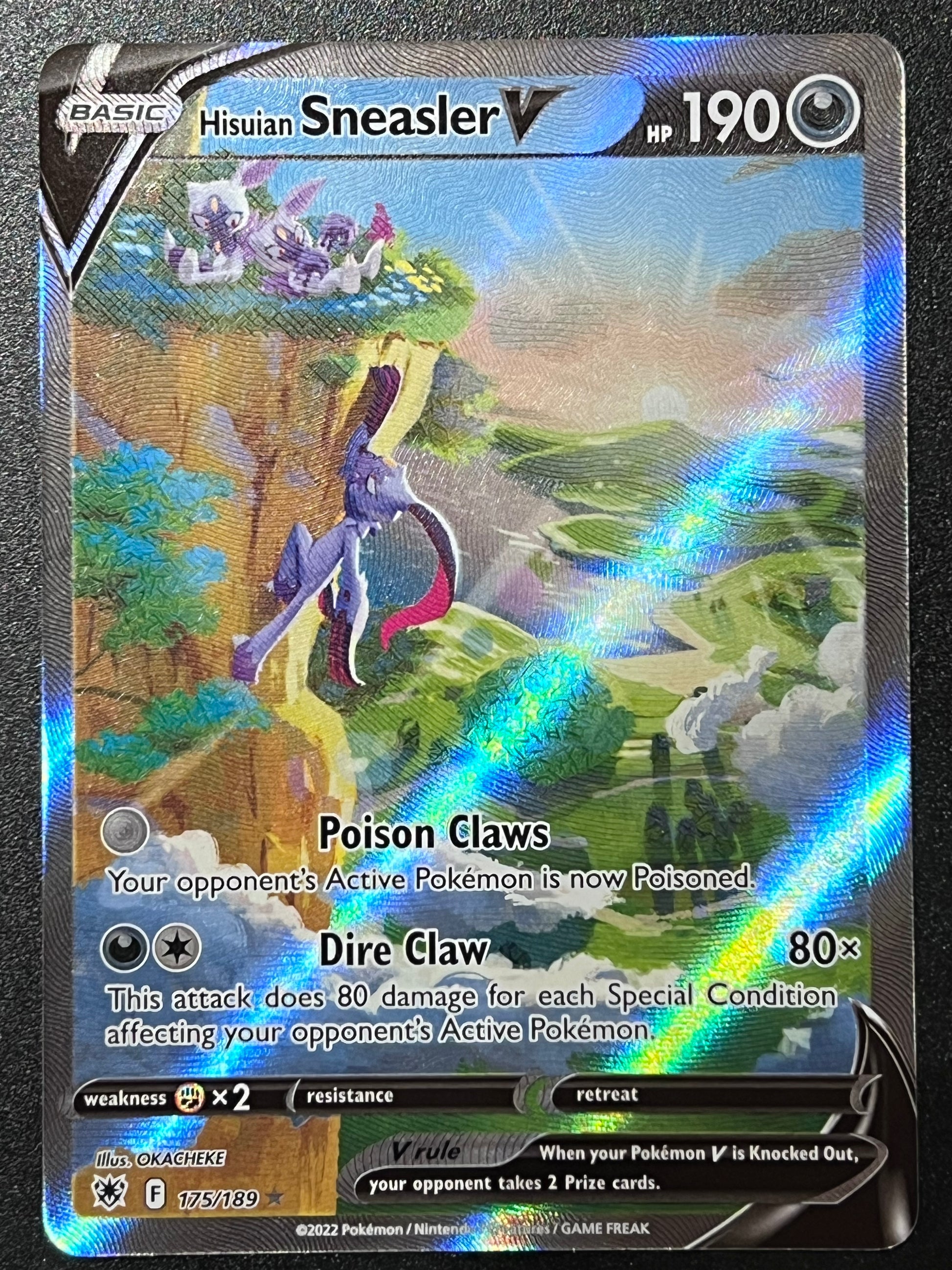 hisuian sneasler v pokemon card value Hisuian Sneasler V