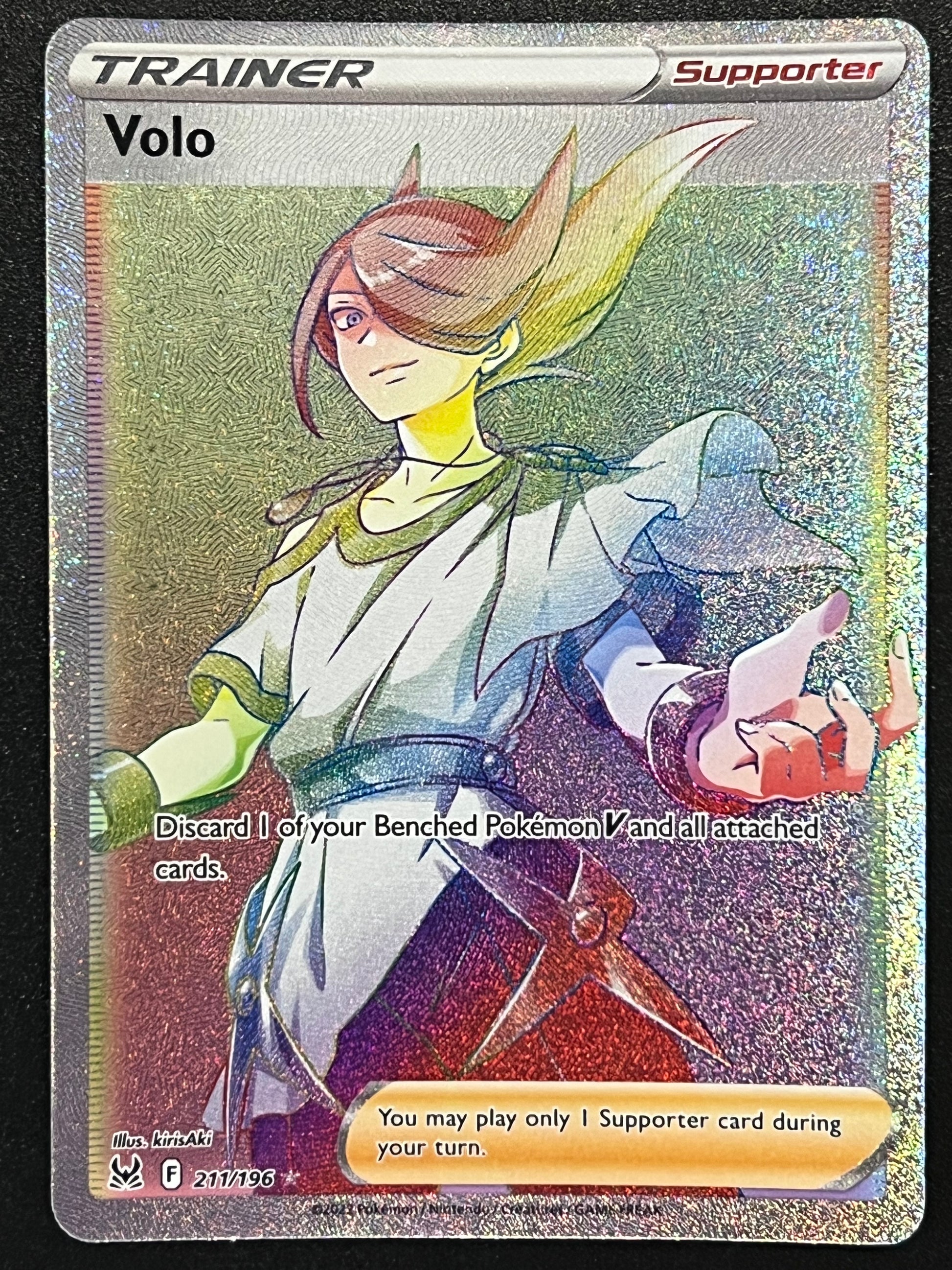 Volo - 211/196 Lost Origin Rainbow Rare Jarvvos Volo - 211/196 Lost Origin Rainbow Rare Jarvvos