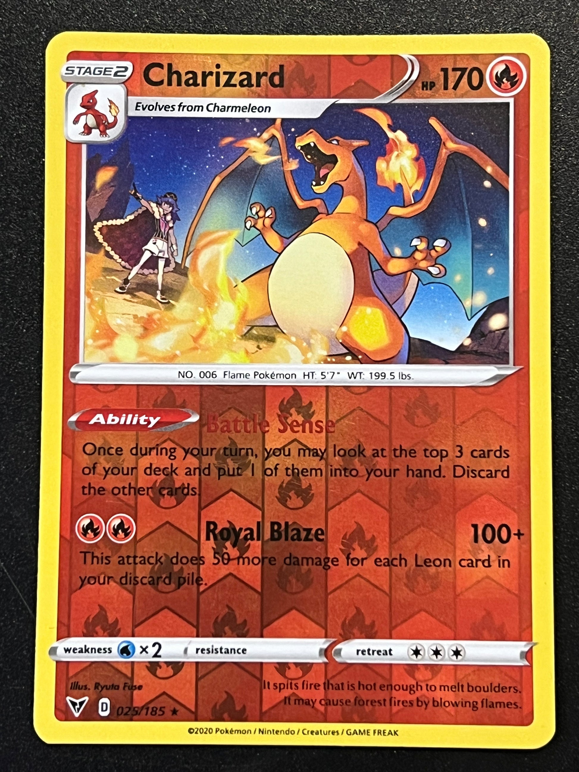 025/185 Charizard - Pokmon Vivid Voltage Rare Reverse Jarvvos 025/185 Charizard - Pokmon Vivid Voltage Rare Reverse Jarvvos