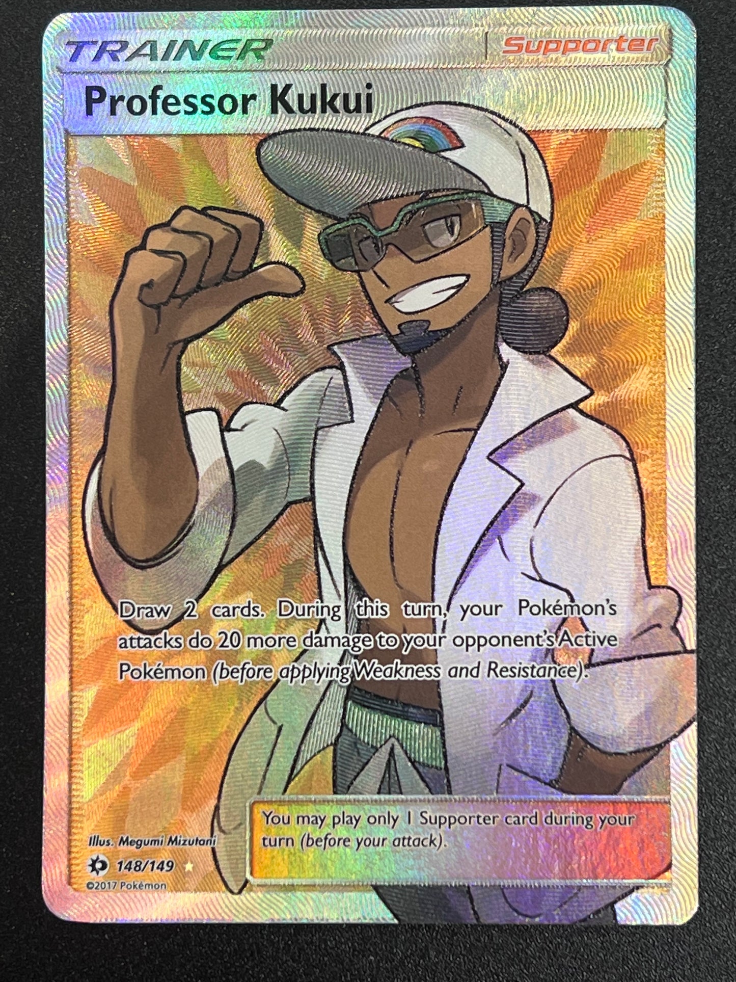 148/149 Professor Kukui - Pokémon Sun/Moon Base Full Art