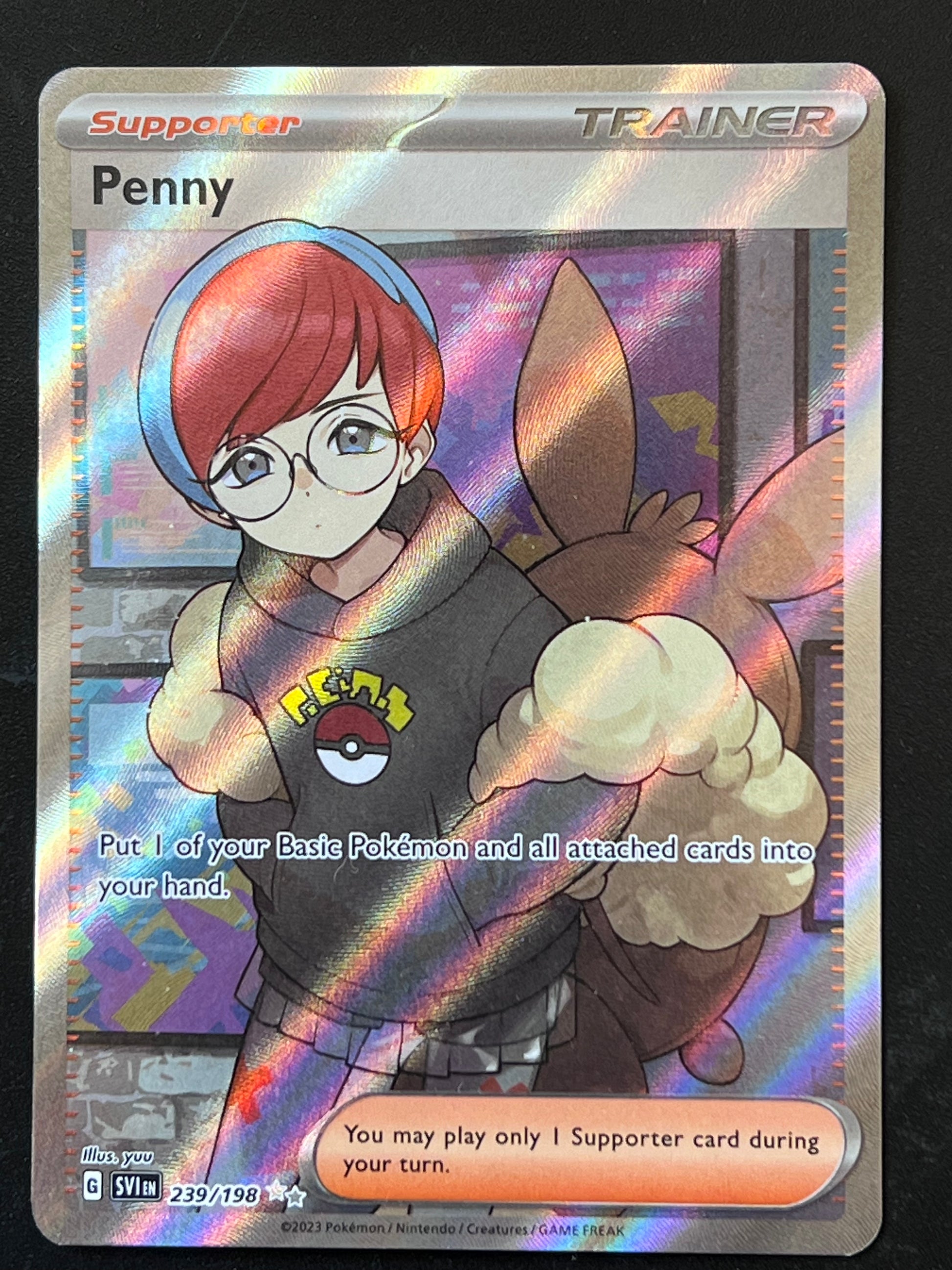 239/198 Penny - Pokmon Scarlet/Violet Base Ultra Rare Jarvvos 239/198 Penny - Pokmon Scarlet/Violet Base Ultra Rare Jarvvos