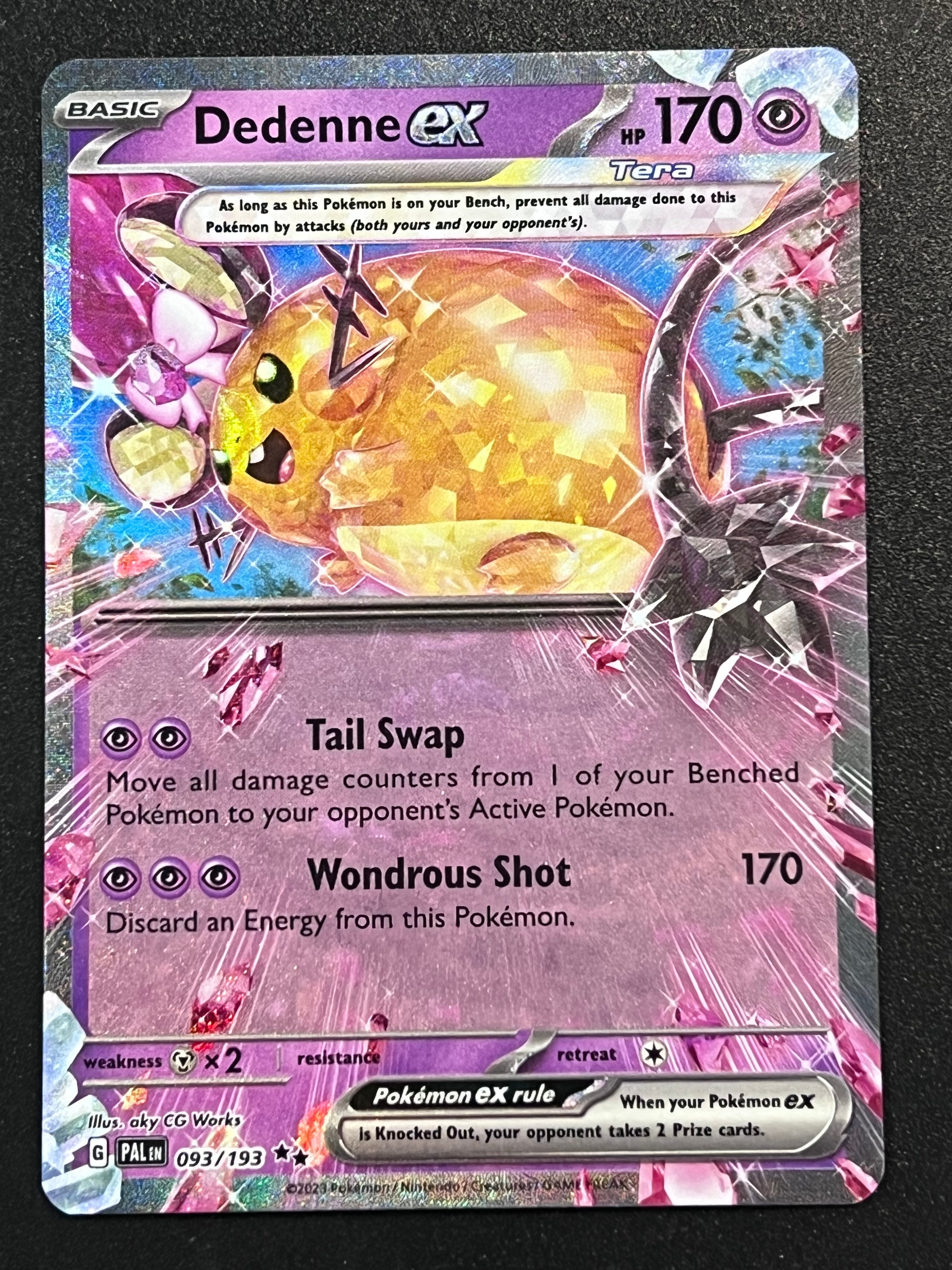 Dedenne Ex 093/193 Dedenne Ex - Pokémon Paldea Evolved Double Rare – Jarvvos