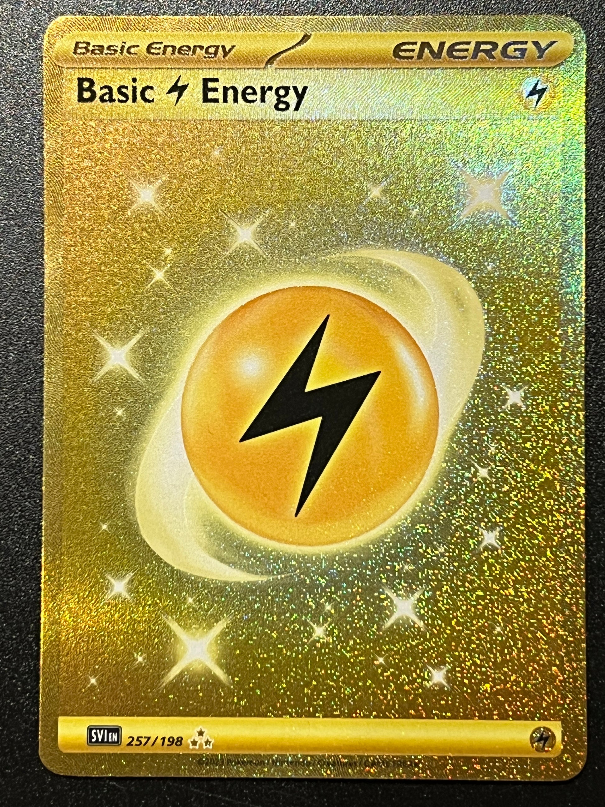 257/198 Basic Lightning Energy - Pokmon Scarlet/Violet Base Hyper Rar Jarvvos 257/198 Basic Lightning Energy - Pokmon Scarlet/Violet Base Hyper Rar Jarvvos