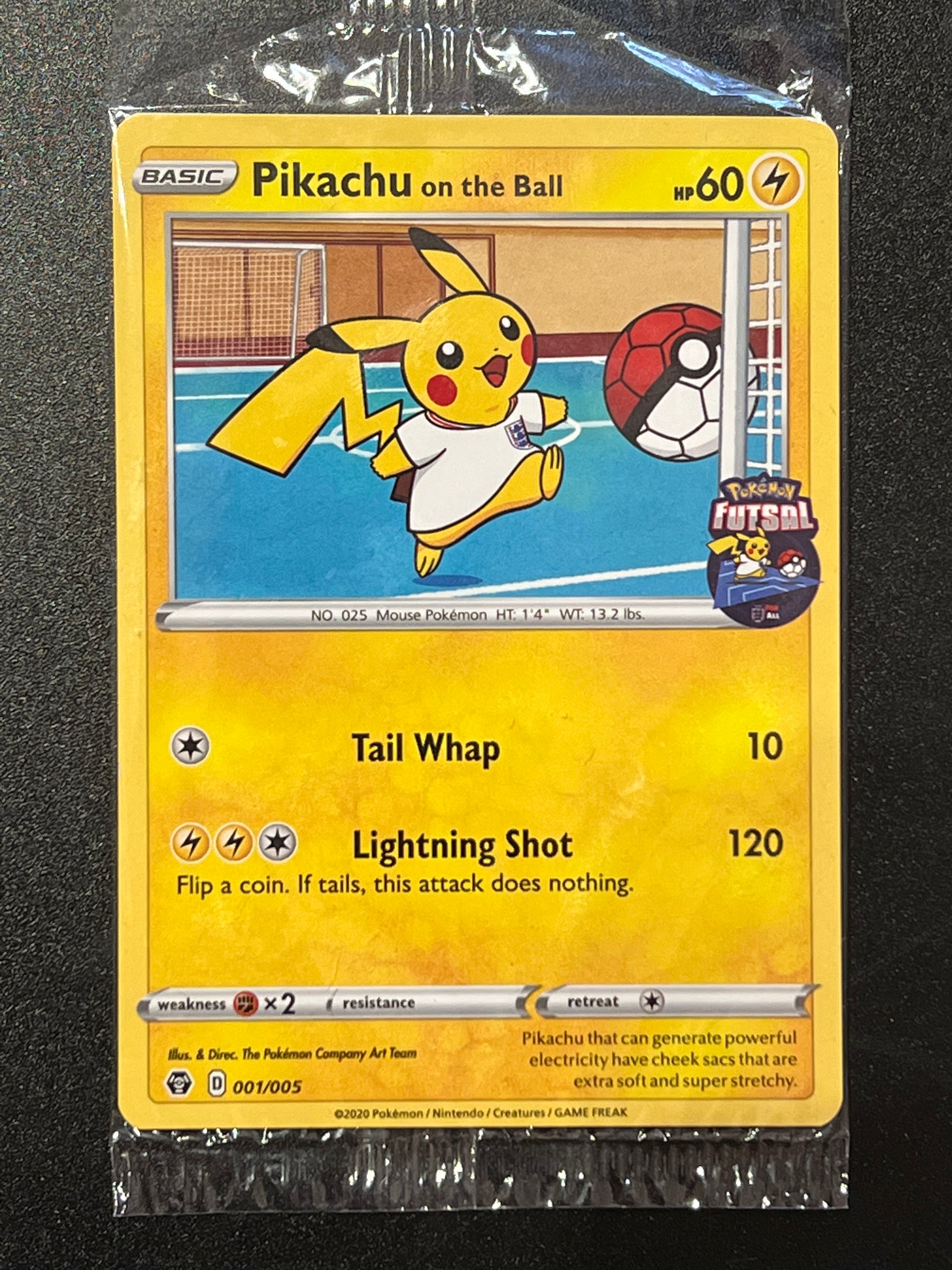 Pikachu on the Ball (SEALED) - 001/005 Futsal Collection – Jarvvos