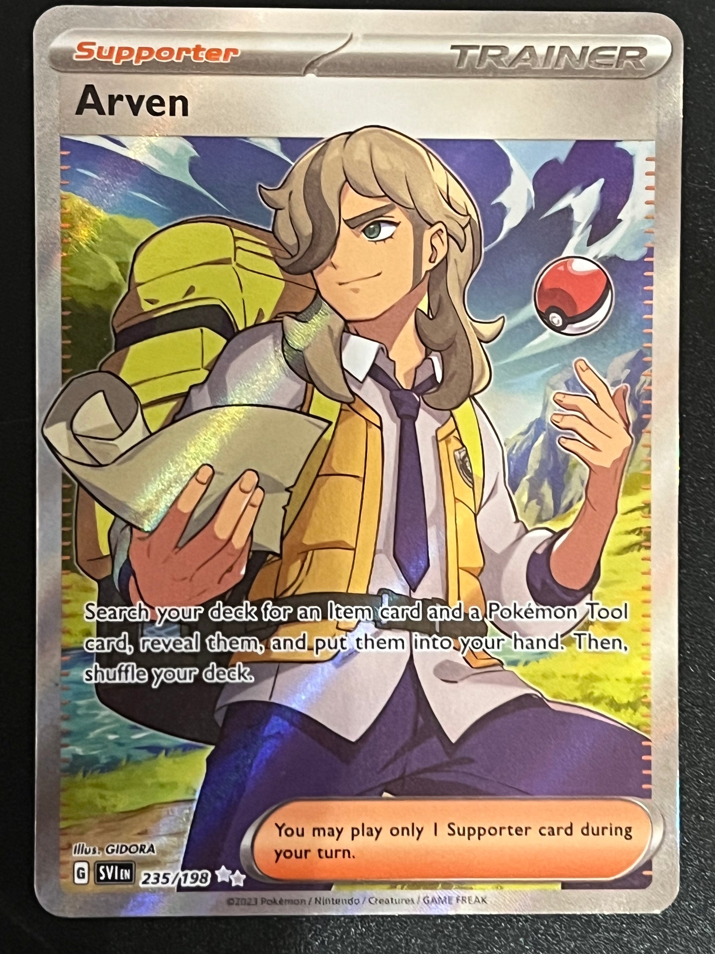 235/198 Arven - Pokémon Scarlet/Violet Base Ultra Rare