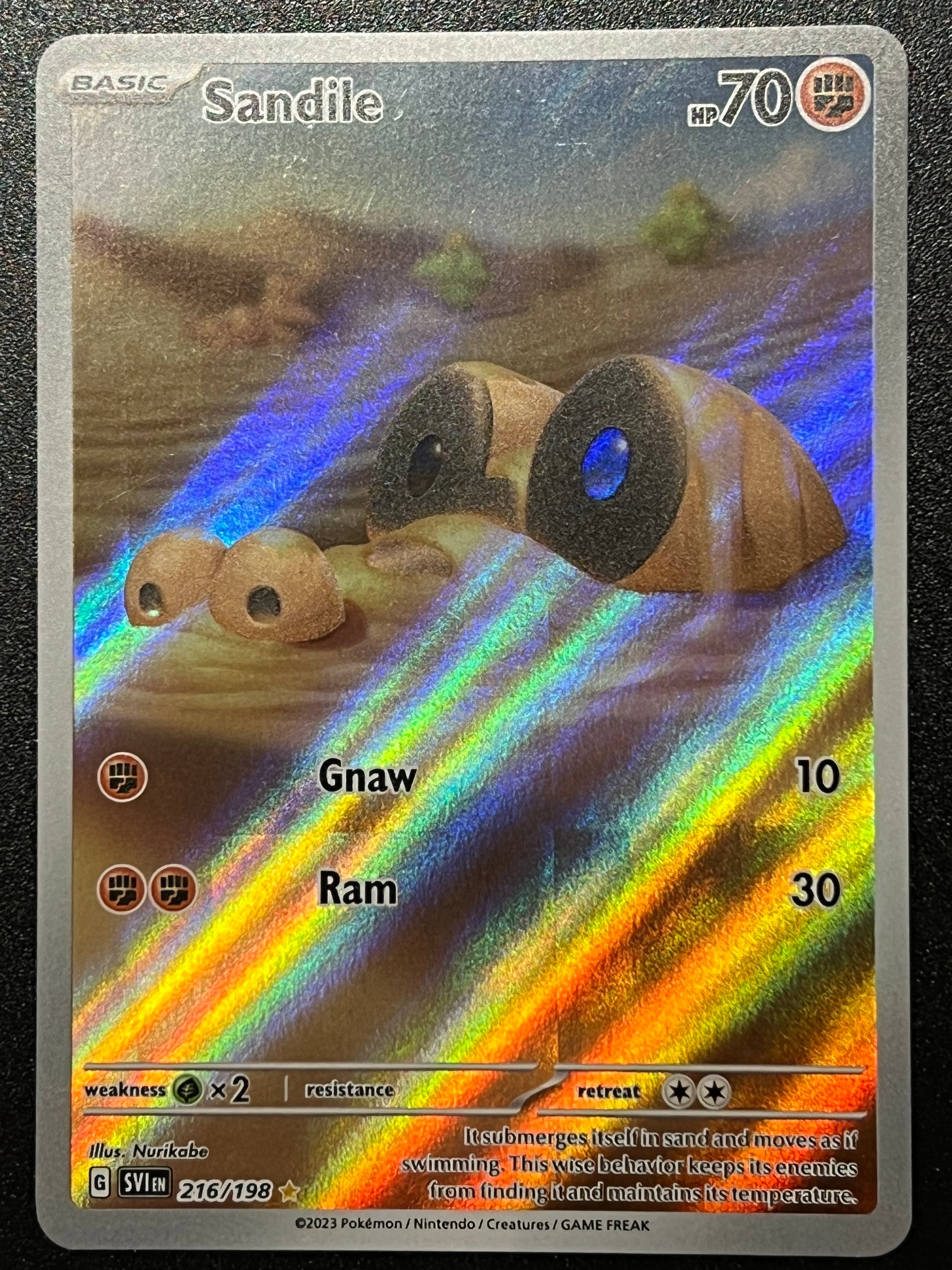 216/198 Sandile - Pokmon Scarlet/Violet Base Illustration Rare Jarvvos 216/198 Sandile - Pokmon Scarlet/Violet Base Illustration Rare Jarvvos