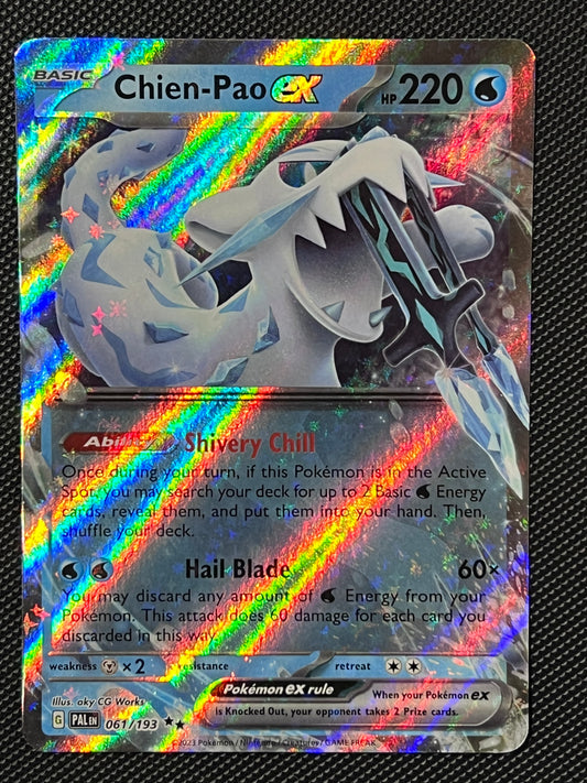 Chien-Pao Ex - 061/193 Pokémon Paldea Evolved Double Rare Holo Ex