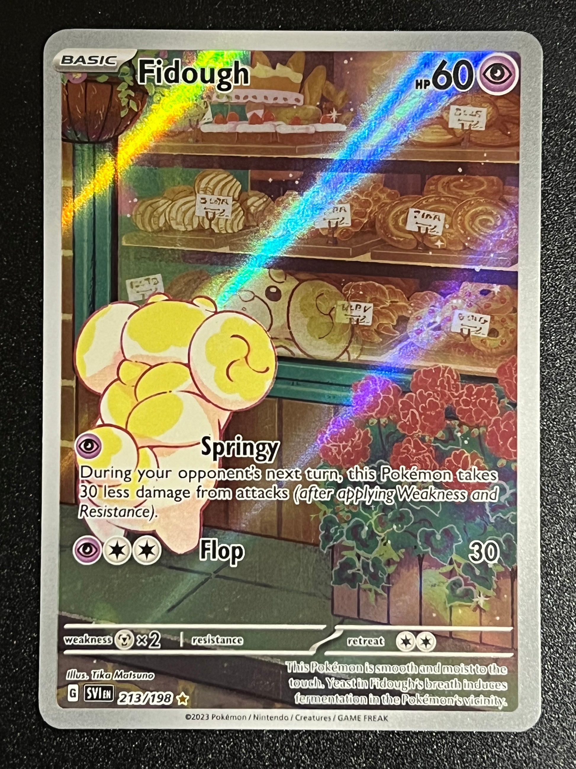 fidough pokemon card 213/198 Fidough