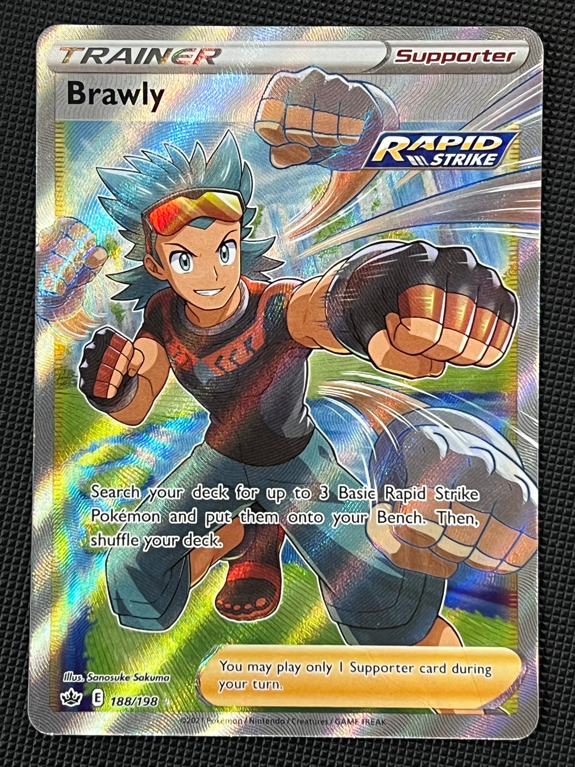 188/198 Brawly - Pokmon Chilling Reign Full Art Jarvvos 188/198 Brawly - Pokmon Chilling Reign Full Art Jarvvos