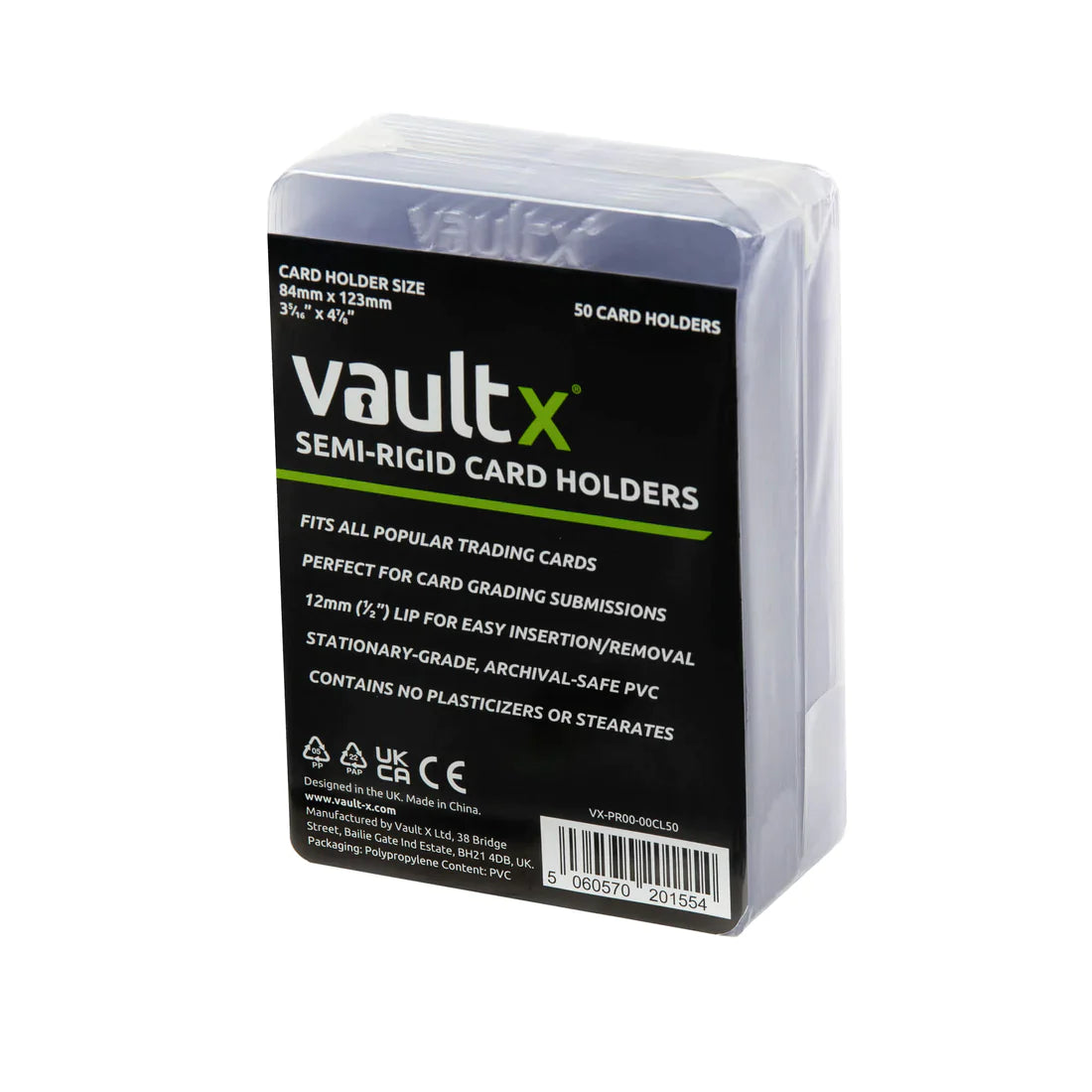 Vault X Semi-Rigid Card Holders (50pk) x 4