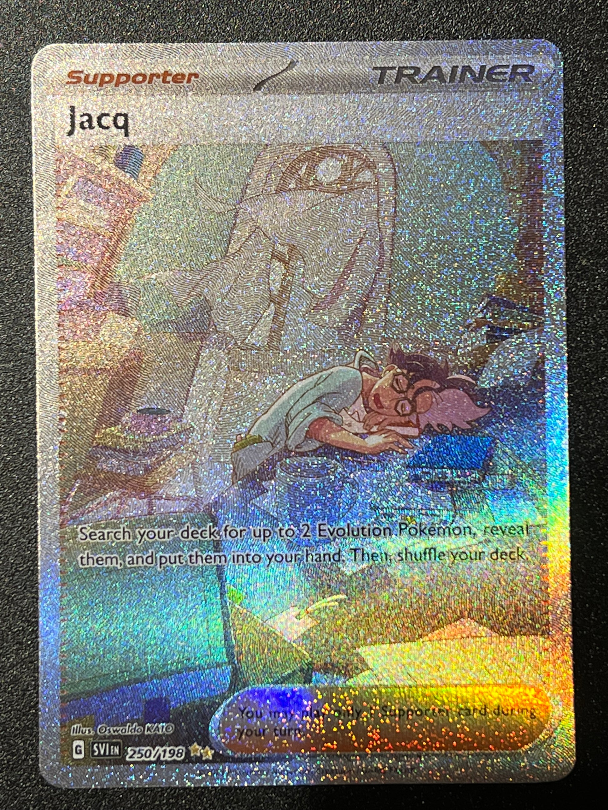250/198 Jacq - Pokmon Scarlet/Violet Base Special Illustration Rare Jarvvos 250/198 Jacq - Pokmon Scarlet/Violet Base Special Illustration Rare Jarvvos