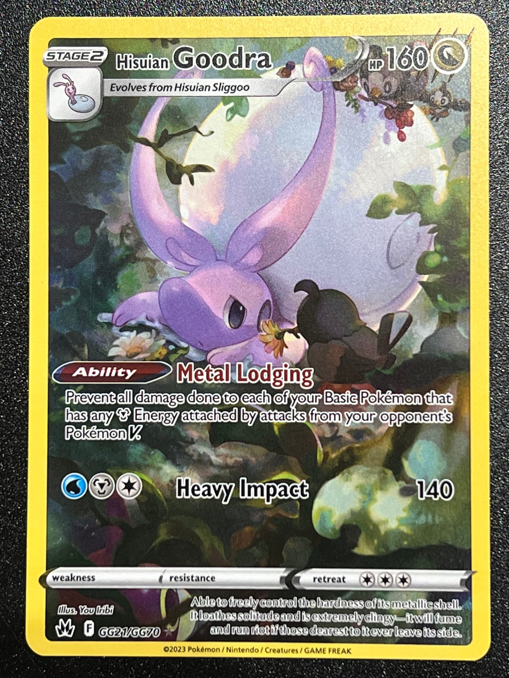hisuian goodra pokemon card value GG21/GG70 Hisuian Goodra