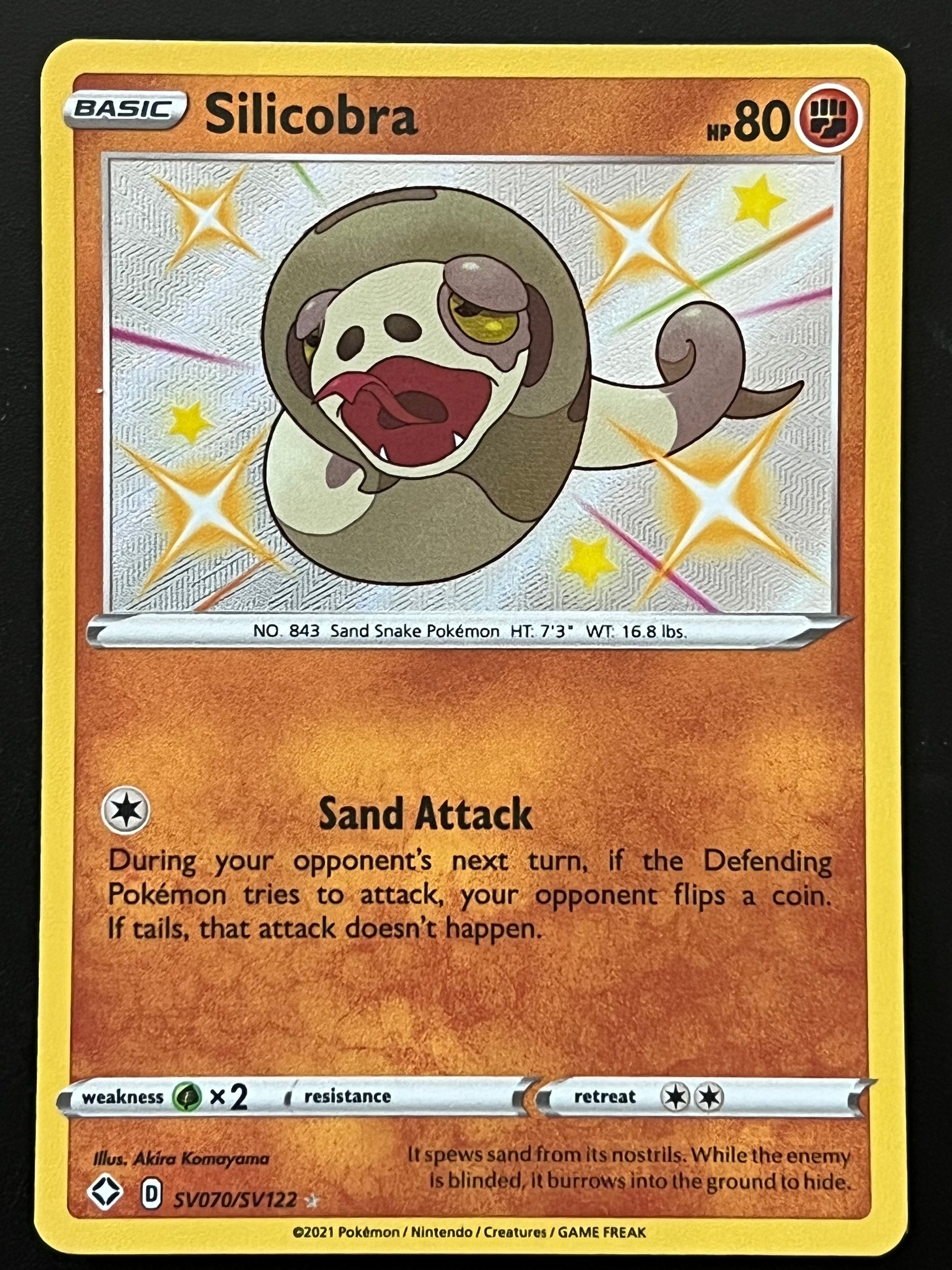 silicobra pokemon card Silicobra