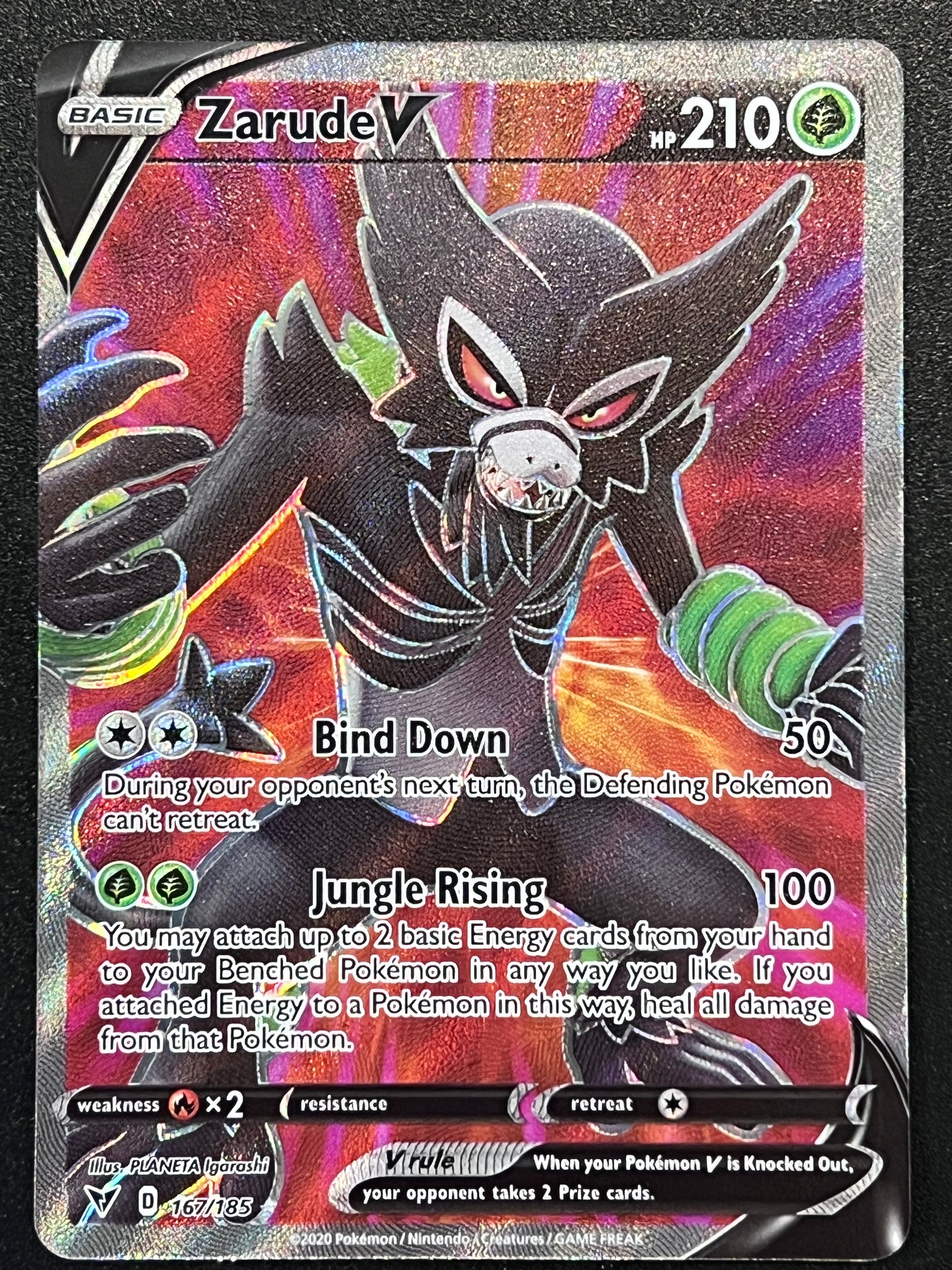 Zarude V - 167/185 - Full Art Ultra Rare