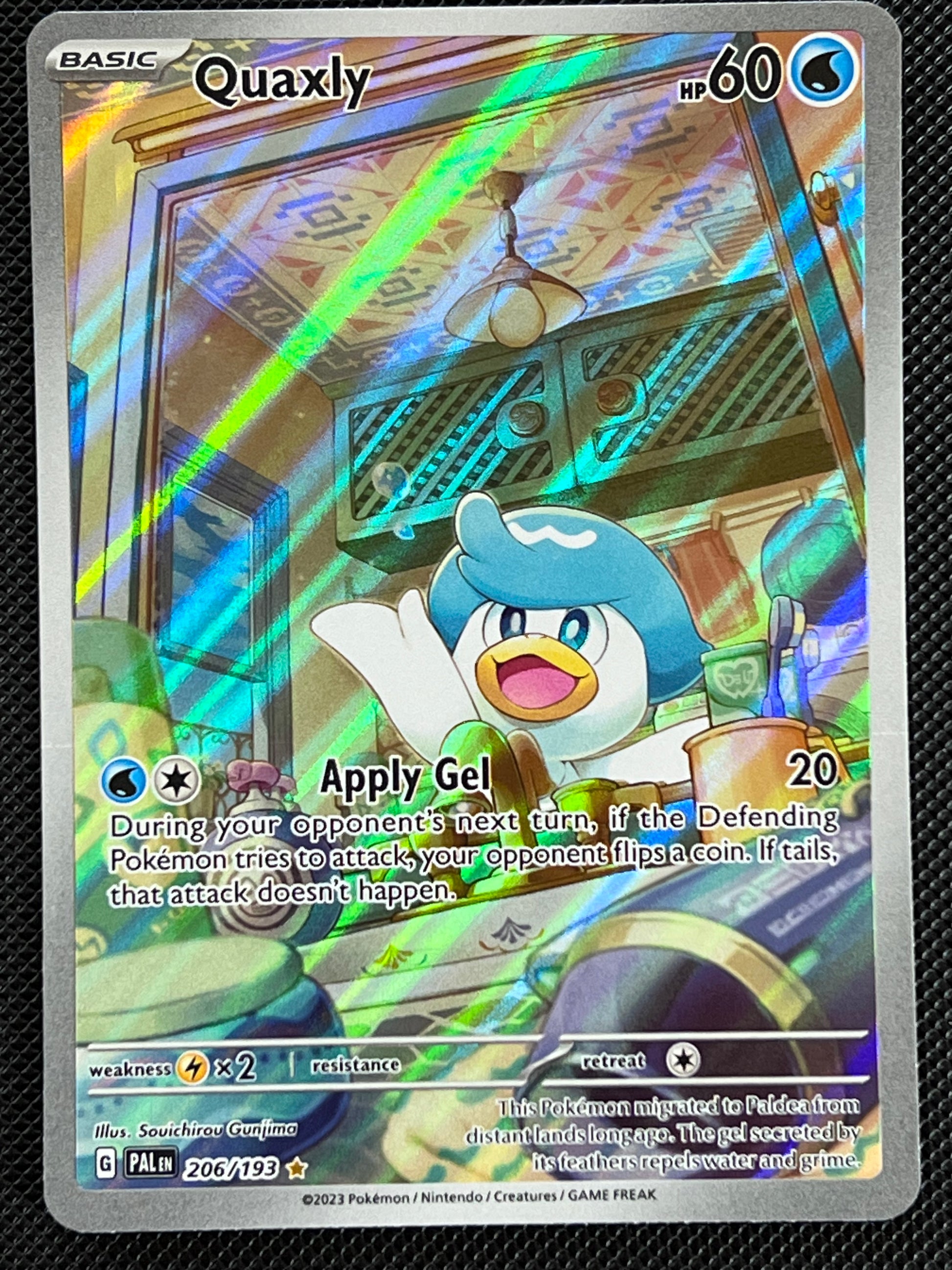 206/193 Quaxly - Pokmon Paldea Evolved Illustration Rare Jarvvos 206/193 Quaxly - Pokmon Paldea Evolved Illustration Rare Jarvvos