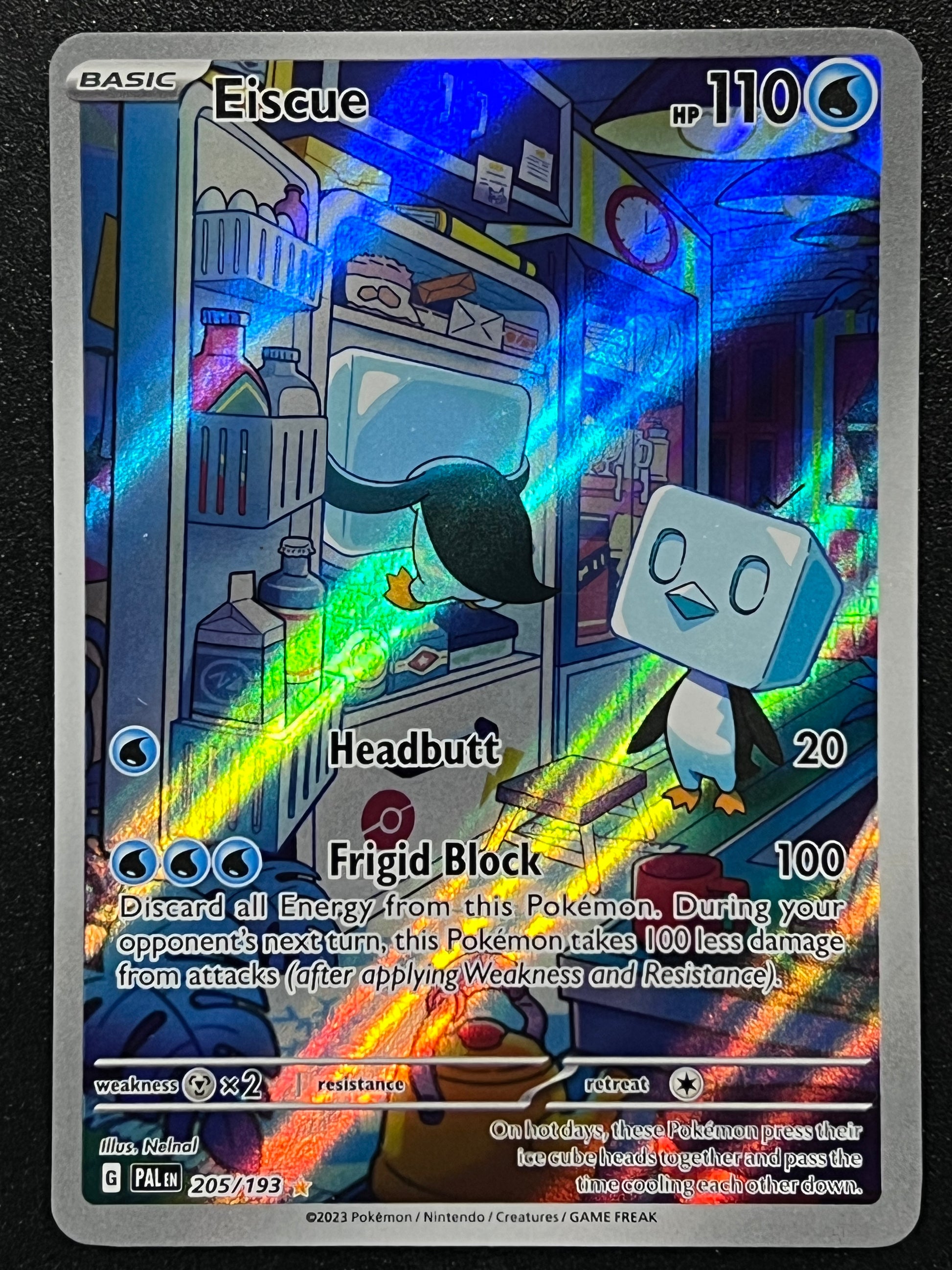 eiscue pokemon card 205/193 Eiscue