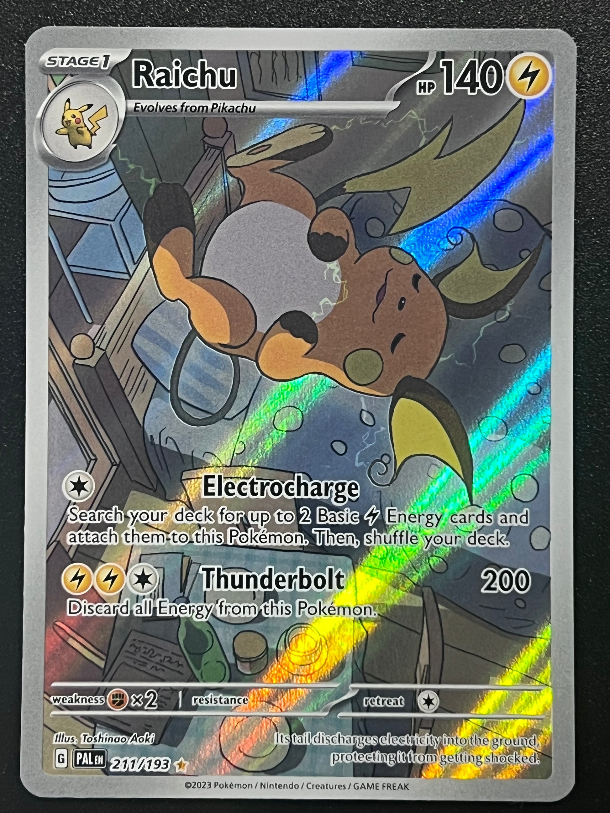 211/193 Raichu - Pokmon Paldea Evolved Illustration Rare Jarvvos 211/193 Raichu - Pokmon Paldea Evolved Illustration Rare Jarvvos