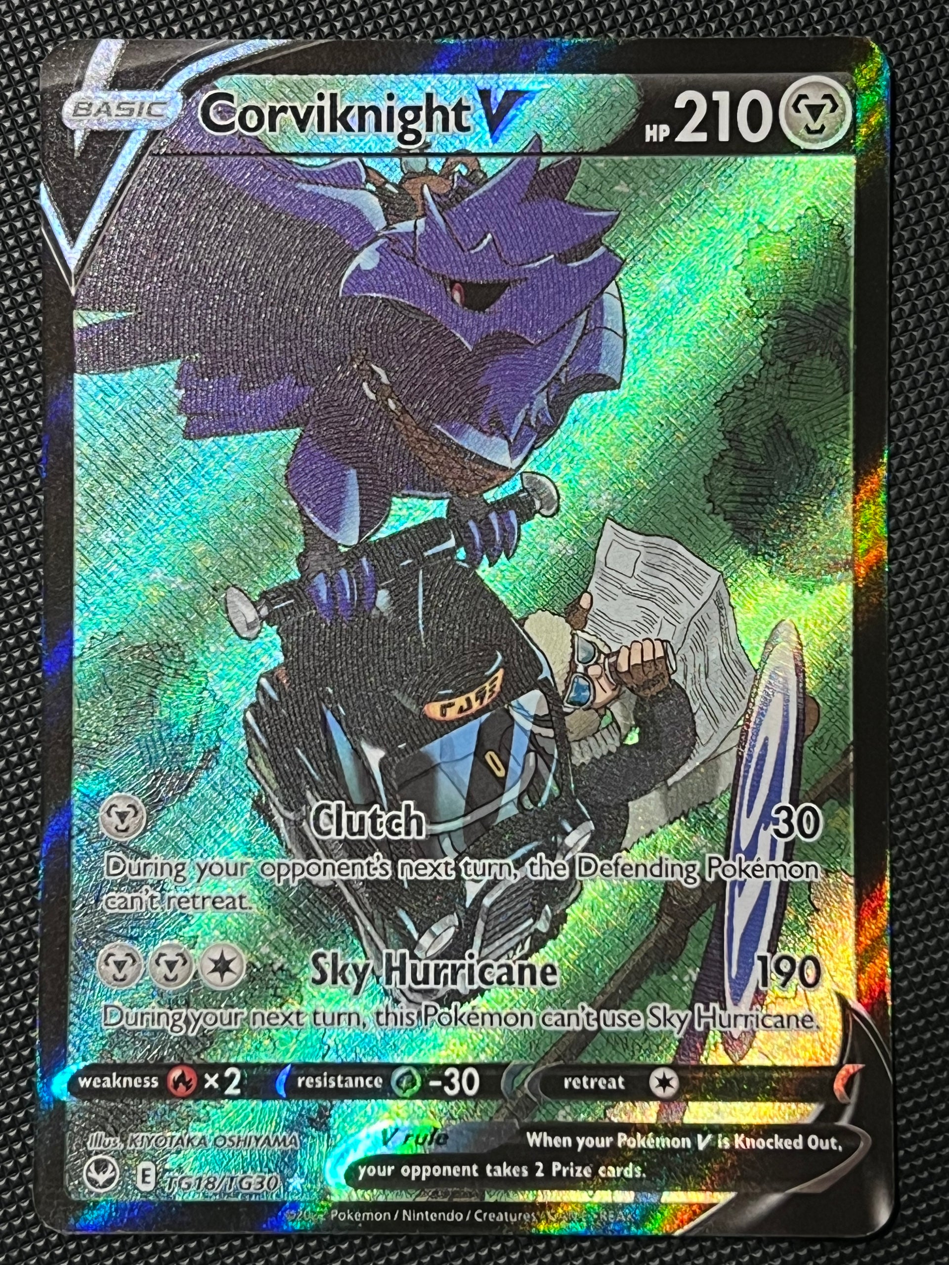 Corviknight V - TG18/TG30 Silver Tempest Rare Holo Jarvvos Corviknight V - TG18/TG30 Silver Tempest Rare Holo Jarvvos