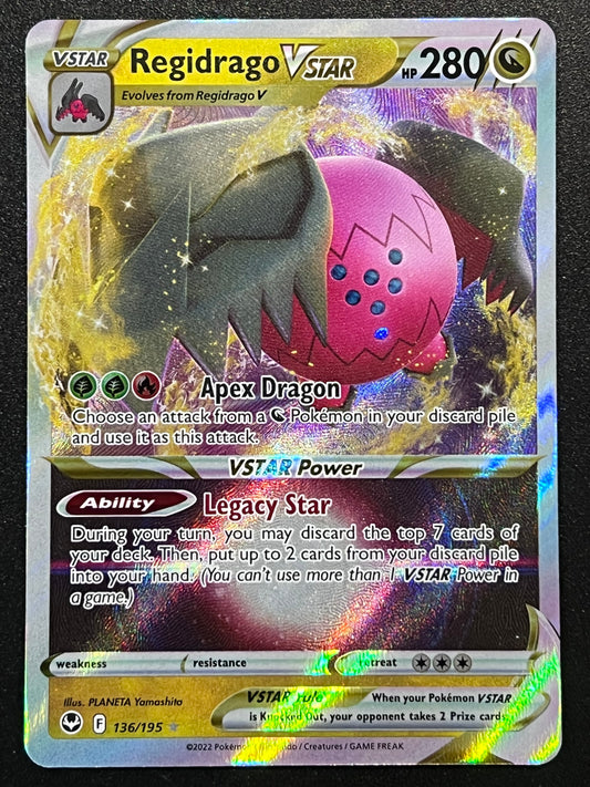 136/195 Regidrago VStar - Pokémon Silver Tempest Ultra Rare