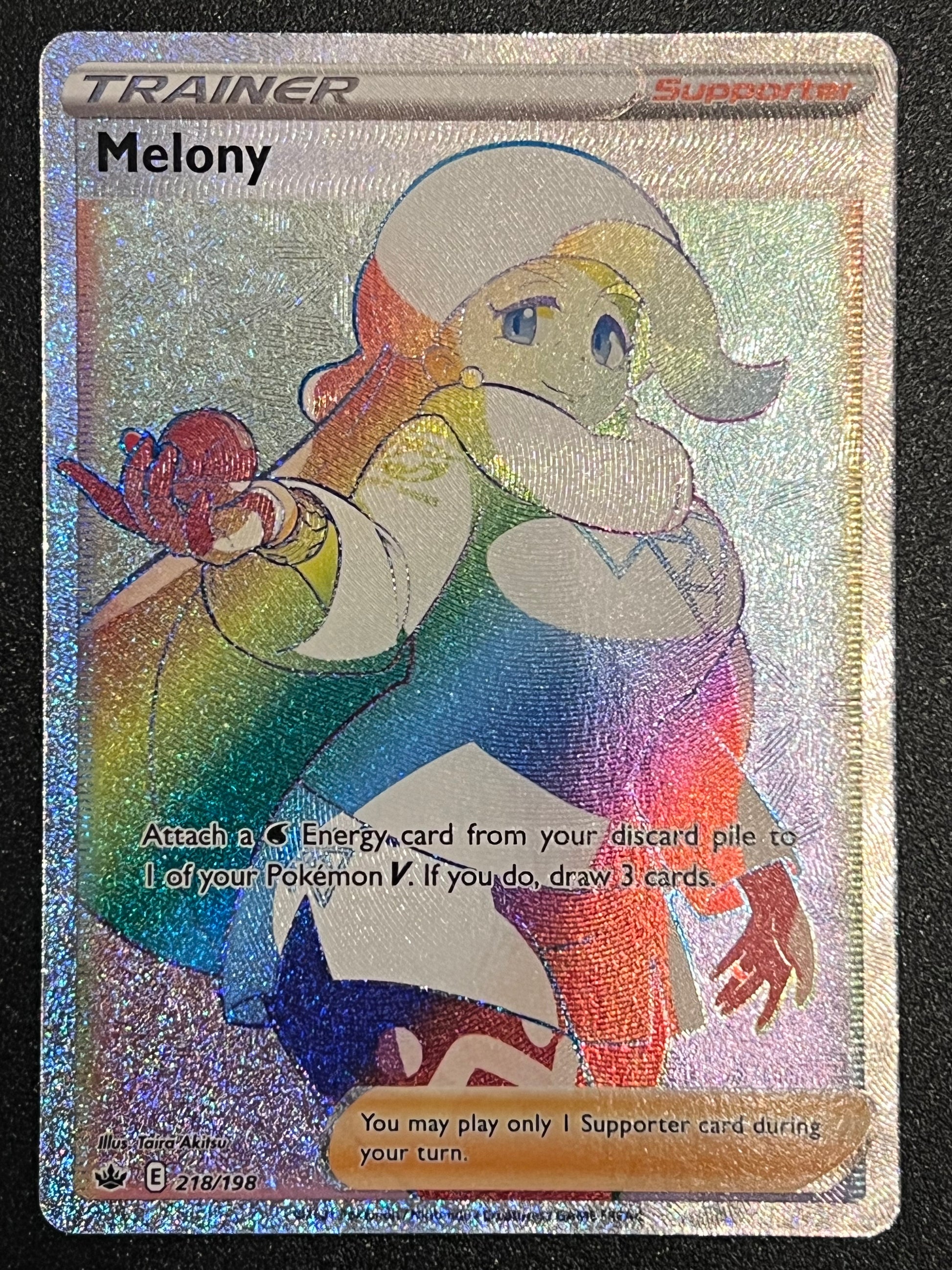 218/198 Melony - Pokmon Chilling Reign Rainbow Secret Rare Jarvvos 218/198 Melony - Pokmon Chilling Reign Rainbow Secret Rare Jarvvos