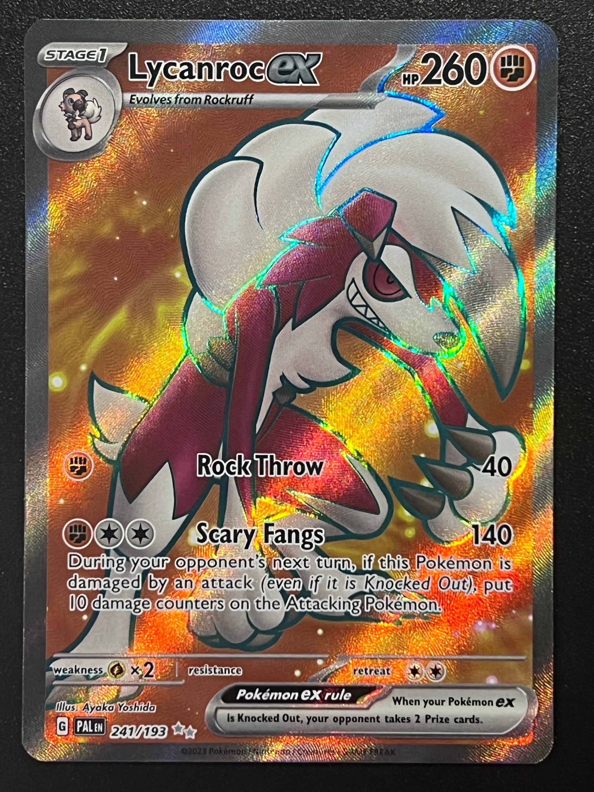 241/193 Lycanroc Ex - Pokmon Paldea Evolved Ultra Rare Jarvvos 241/193 Lycanroc Ex - Pokmon Paldea Evolved Ultra Rare Jarvvos