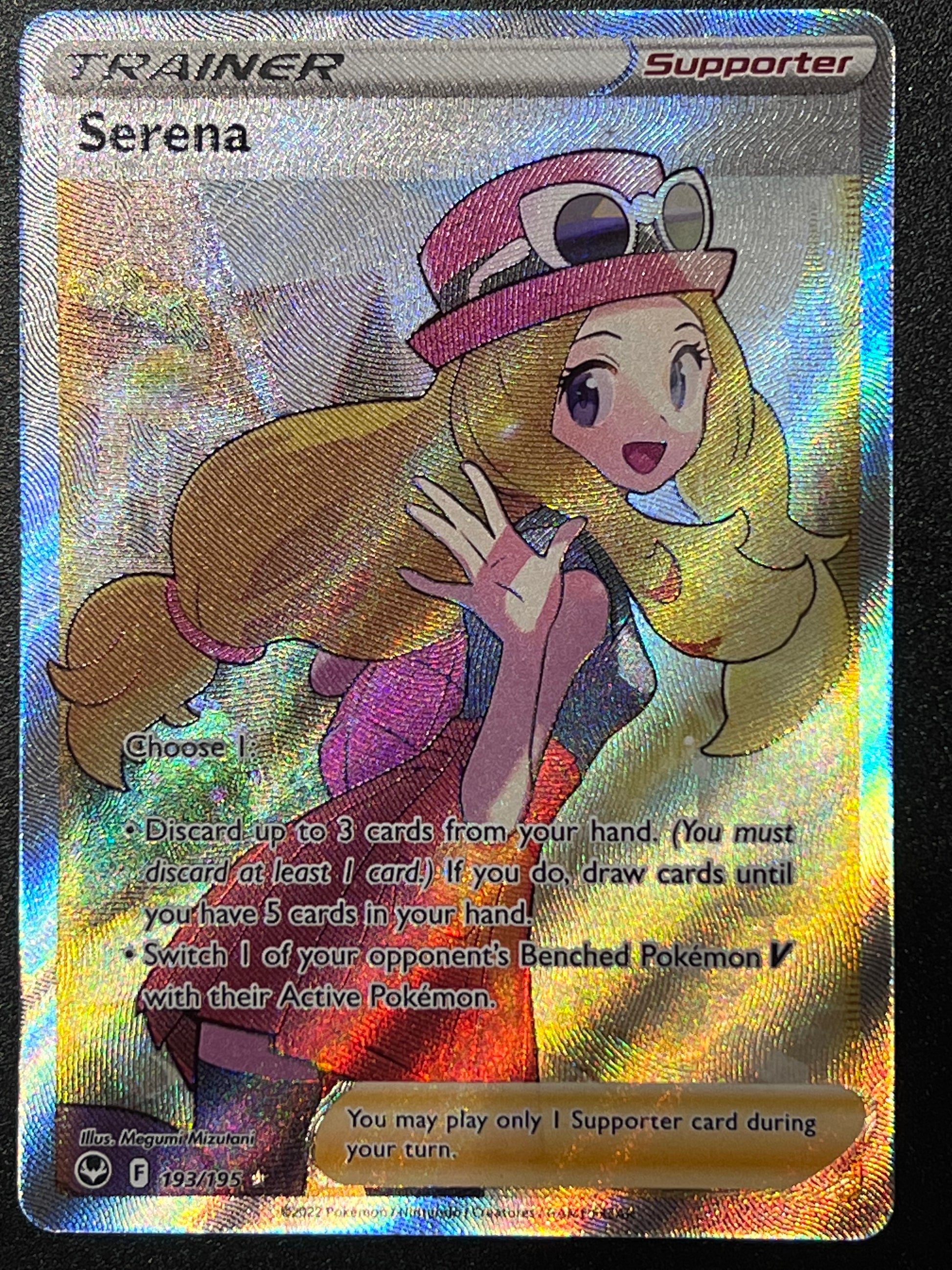 pokemon serena card 193/195 Serena