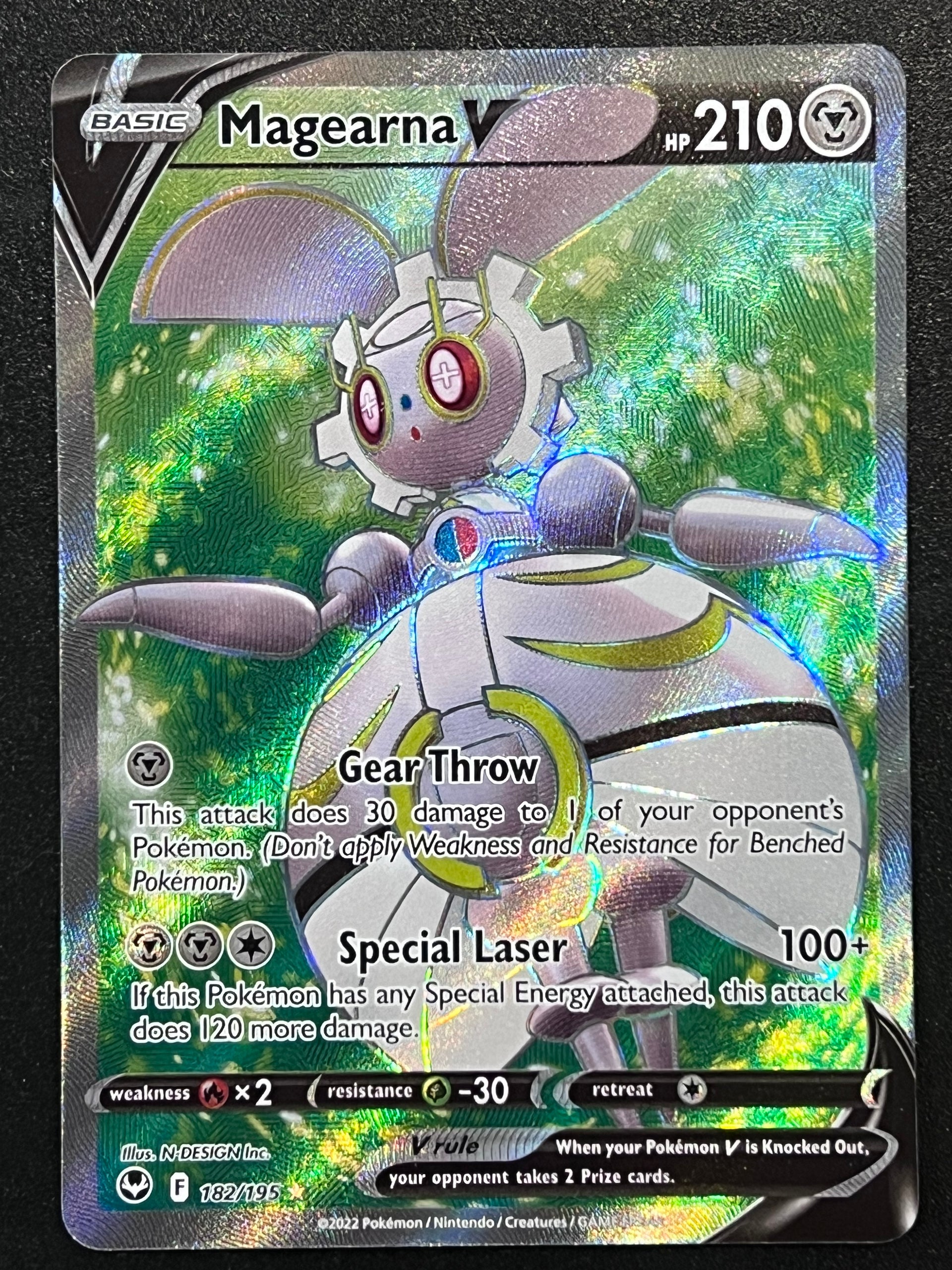 182/195 Magearna V - Pokmon Silver Tempest Full Art Jarvvos 182/195 Magearna V - Pokmon Silver Tempest Full Art Jarvvos