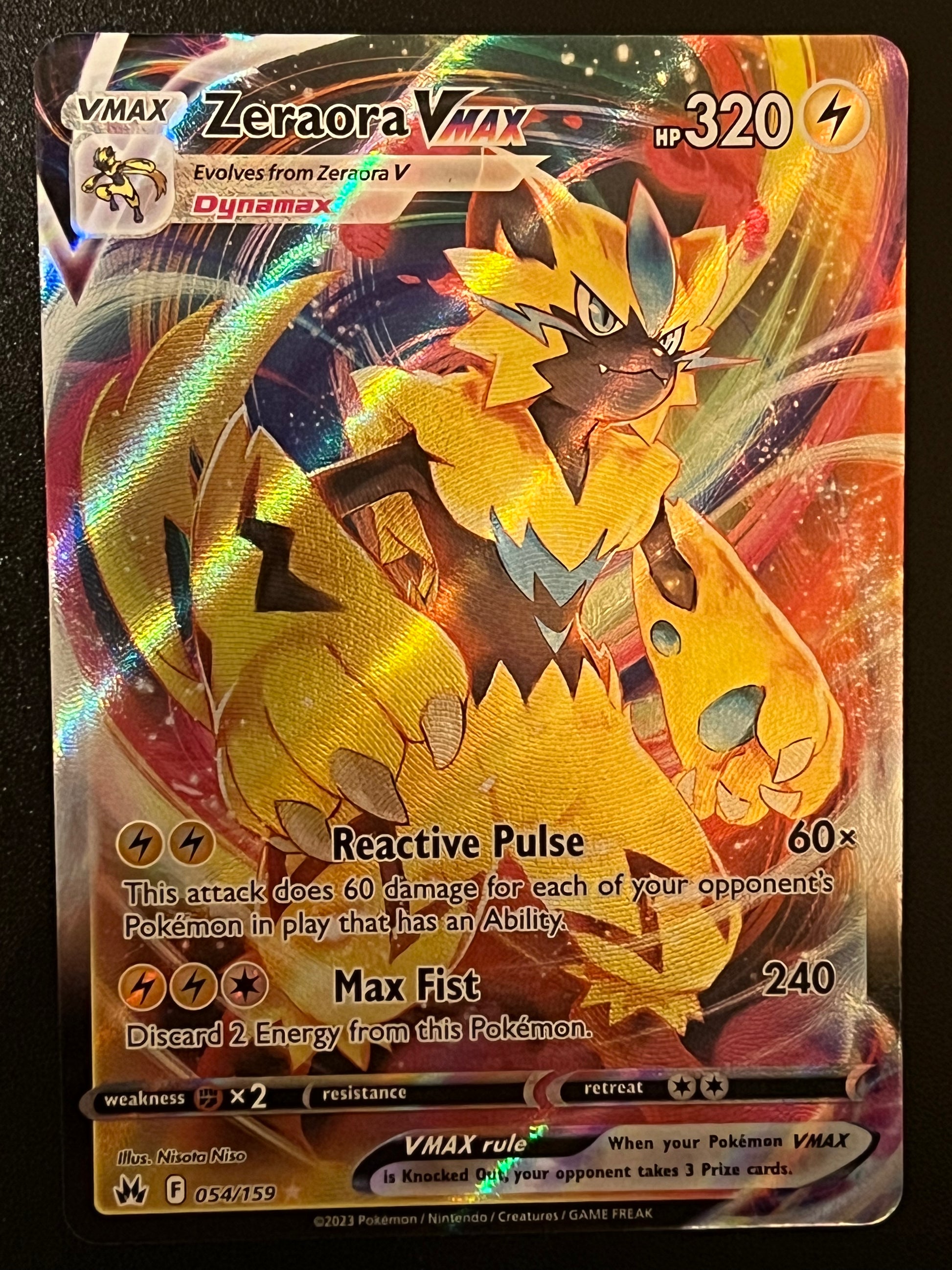 054/159 Zeraora VMax