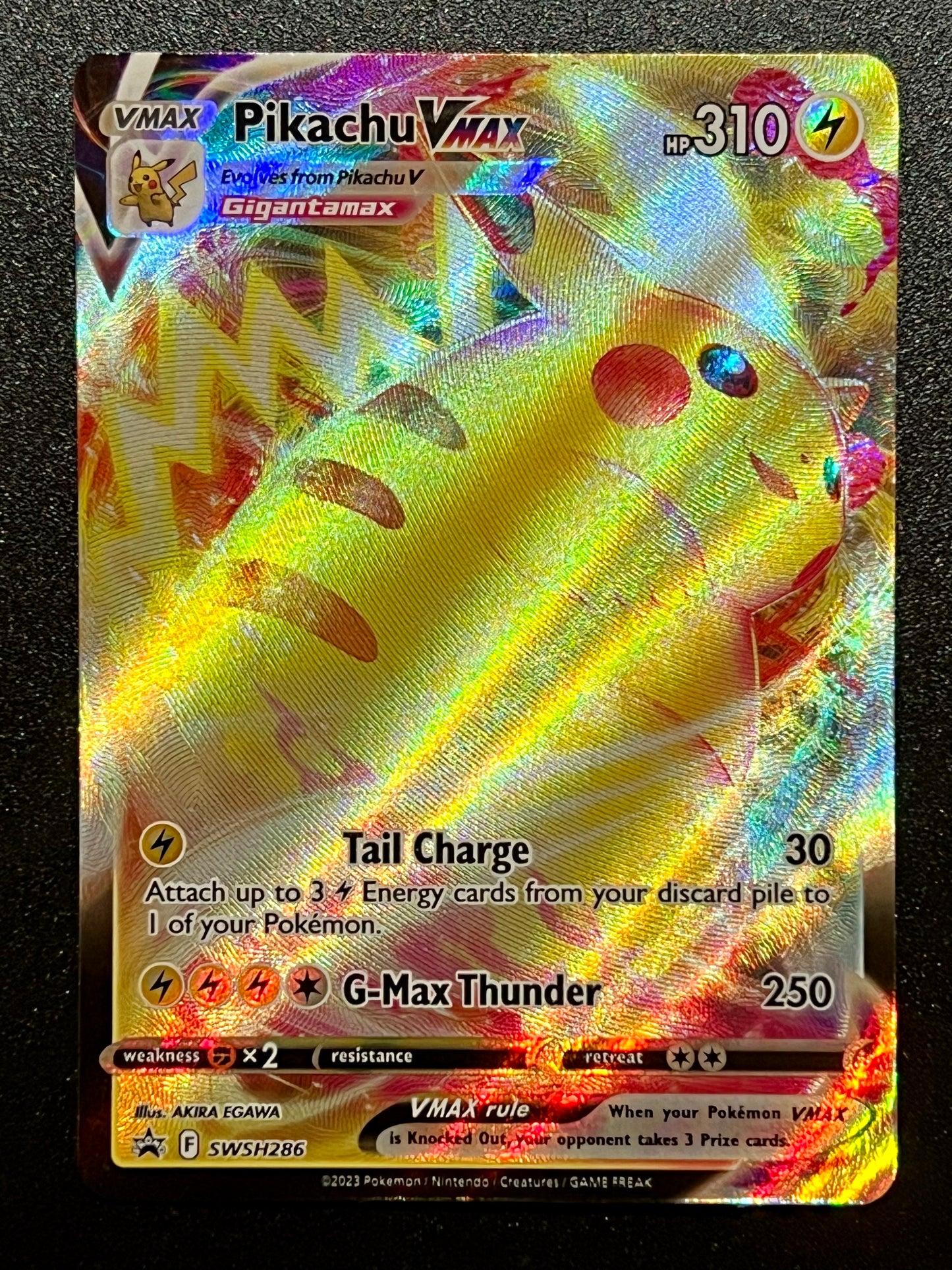 Pikachu Vmax - SWSH286 Holo Promo Black Star