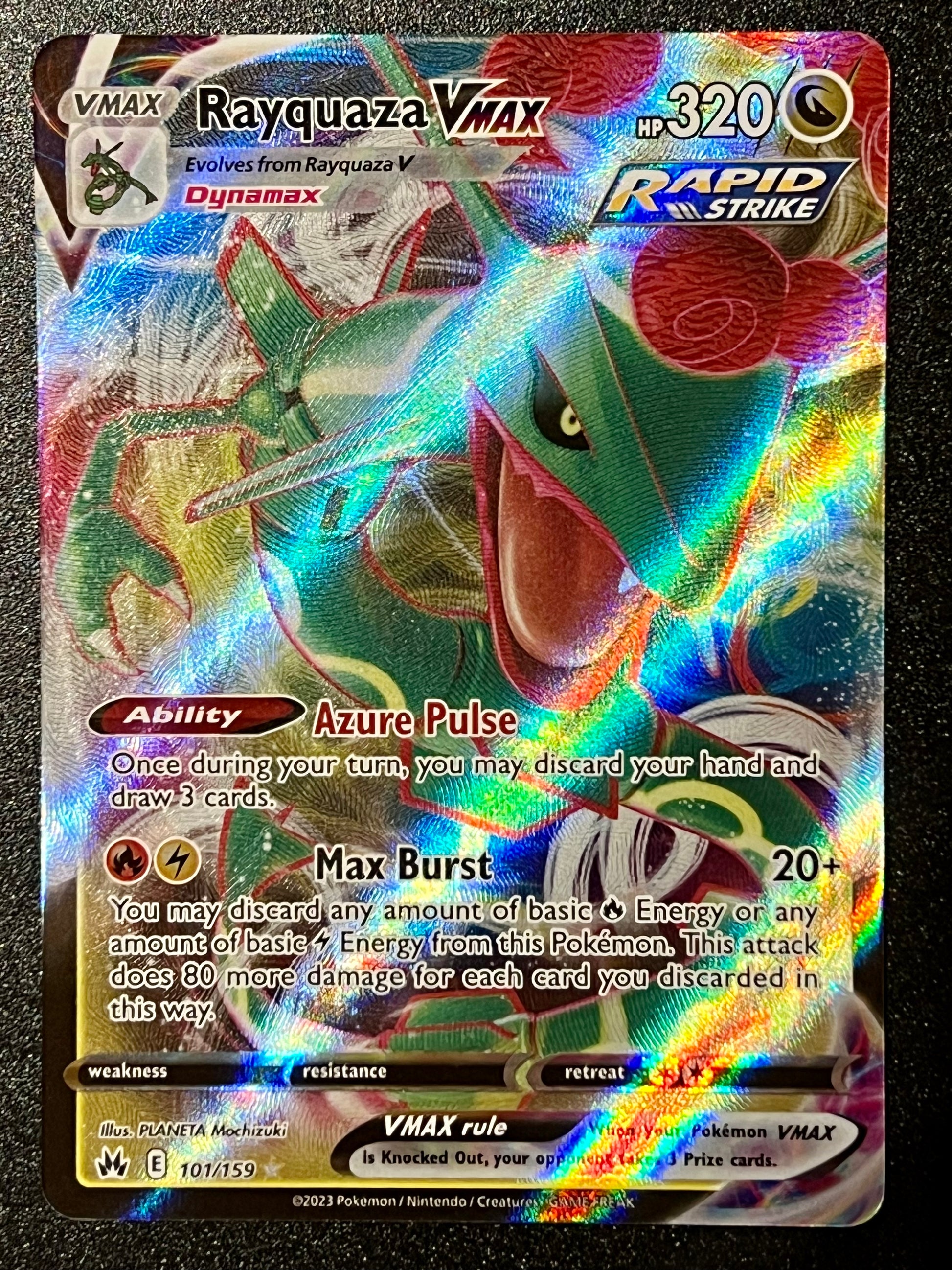 101/159 Rayquaza VMax - Pokmon Crown Zenith Ultra Rare Jarvvos 101/159 Rayquaza VMax - Pokmon Crown Zenith Ultra Rare Jarvvos