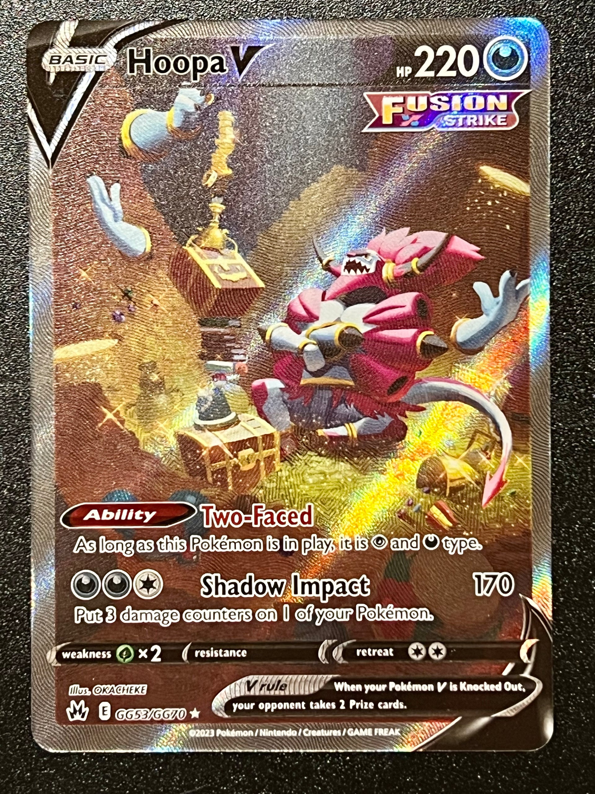 hoopa v pokemon card GG53/GG70 Hoopa V