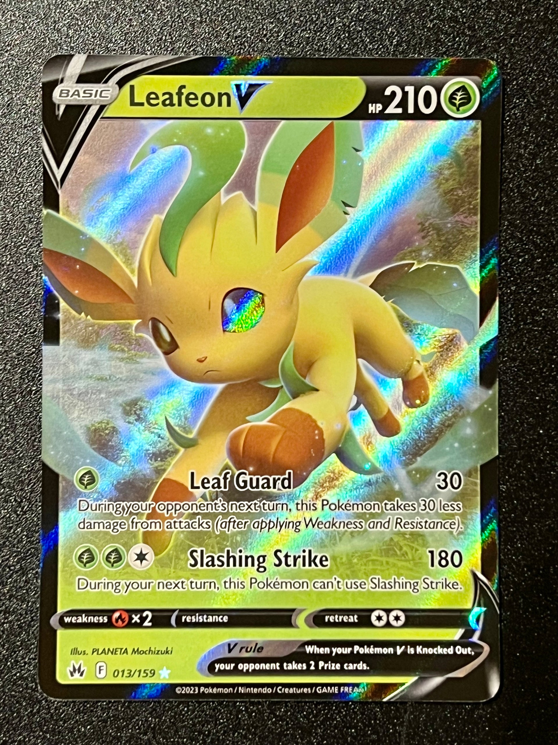 013/159 Leafeon V -Pokmon Crown Zenith Ultra Rare Jarvvos 013/159 Leafeon V -Pokmon Crown Zenith Ultra Rare Jarvvos