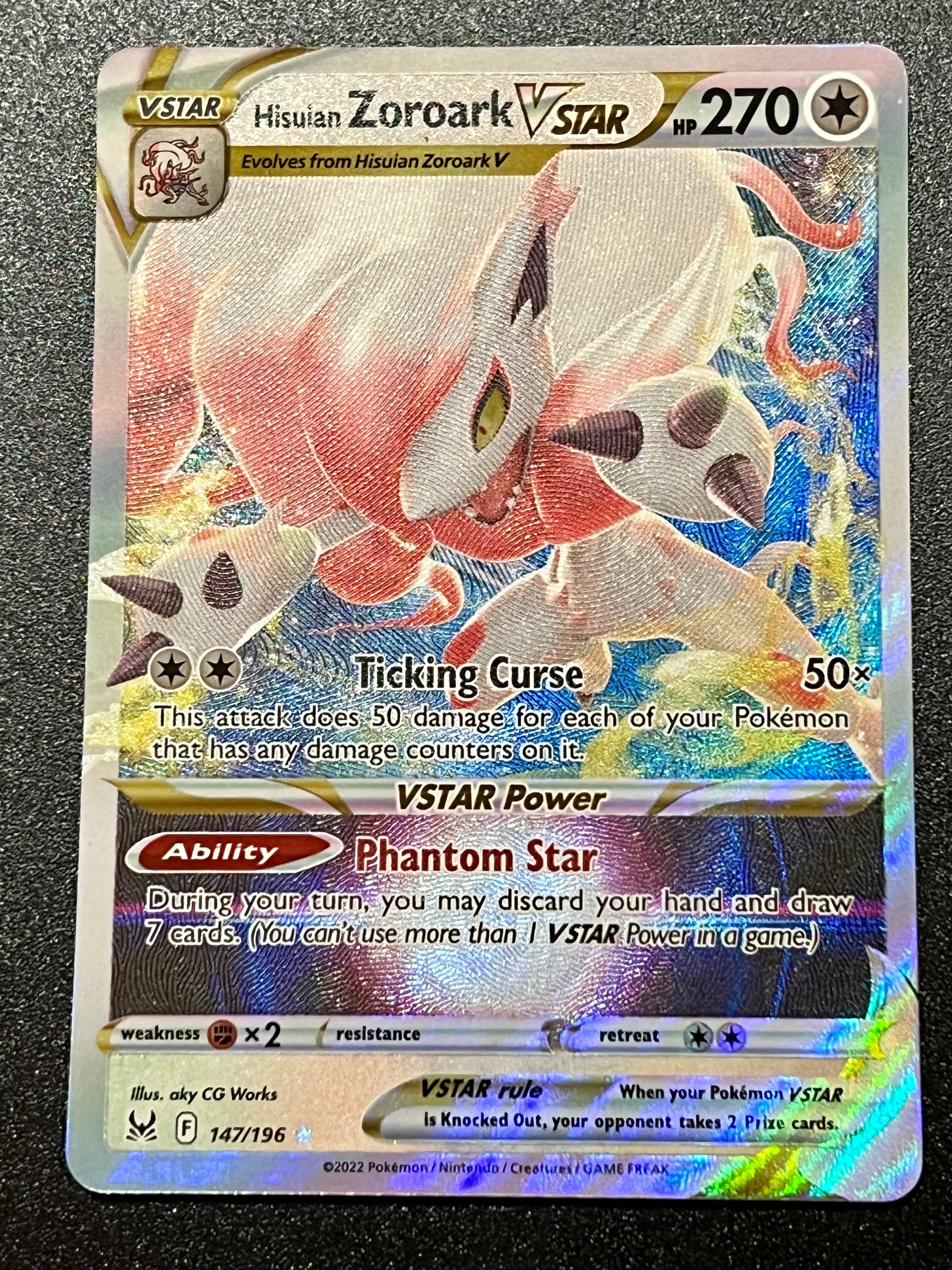 hisuian zoroark vstar pokemon card Hisuian Zoroark VStar