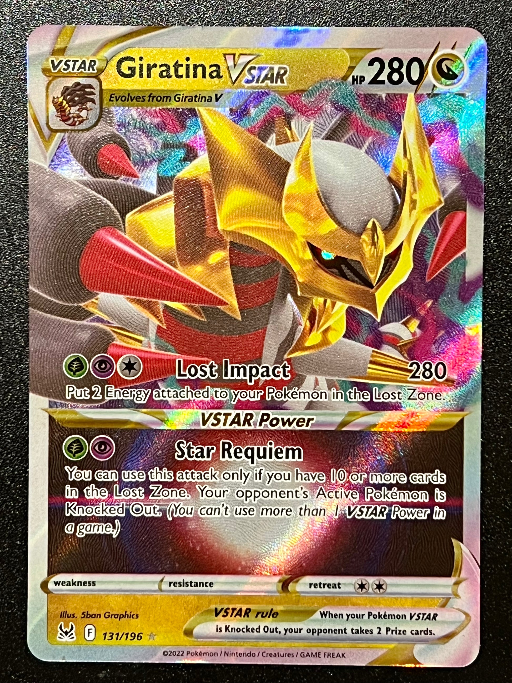 Giratina V - 185/196 - Full Art Ultra Rare