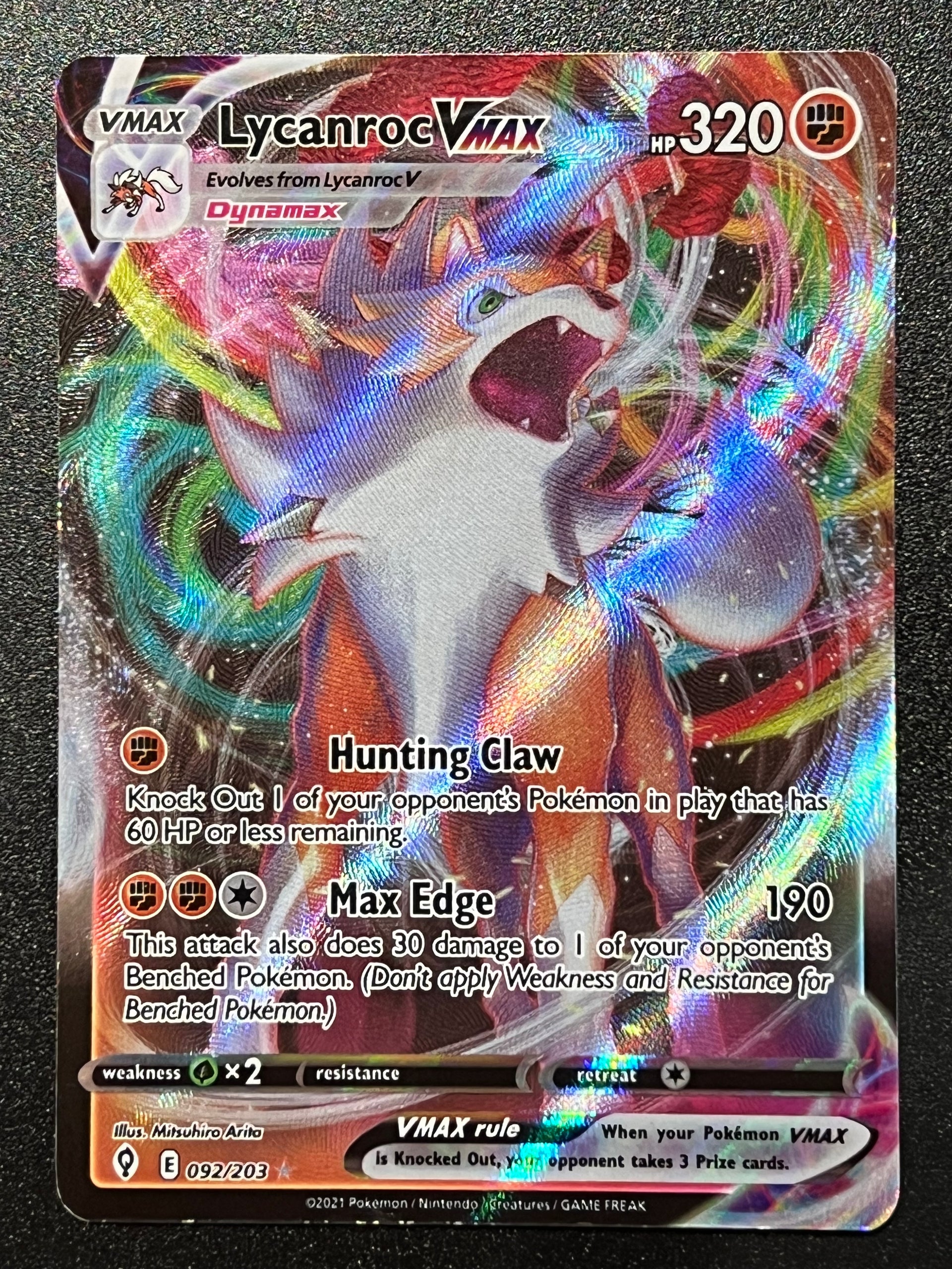 092/203 Lycanroc VMax