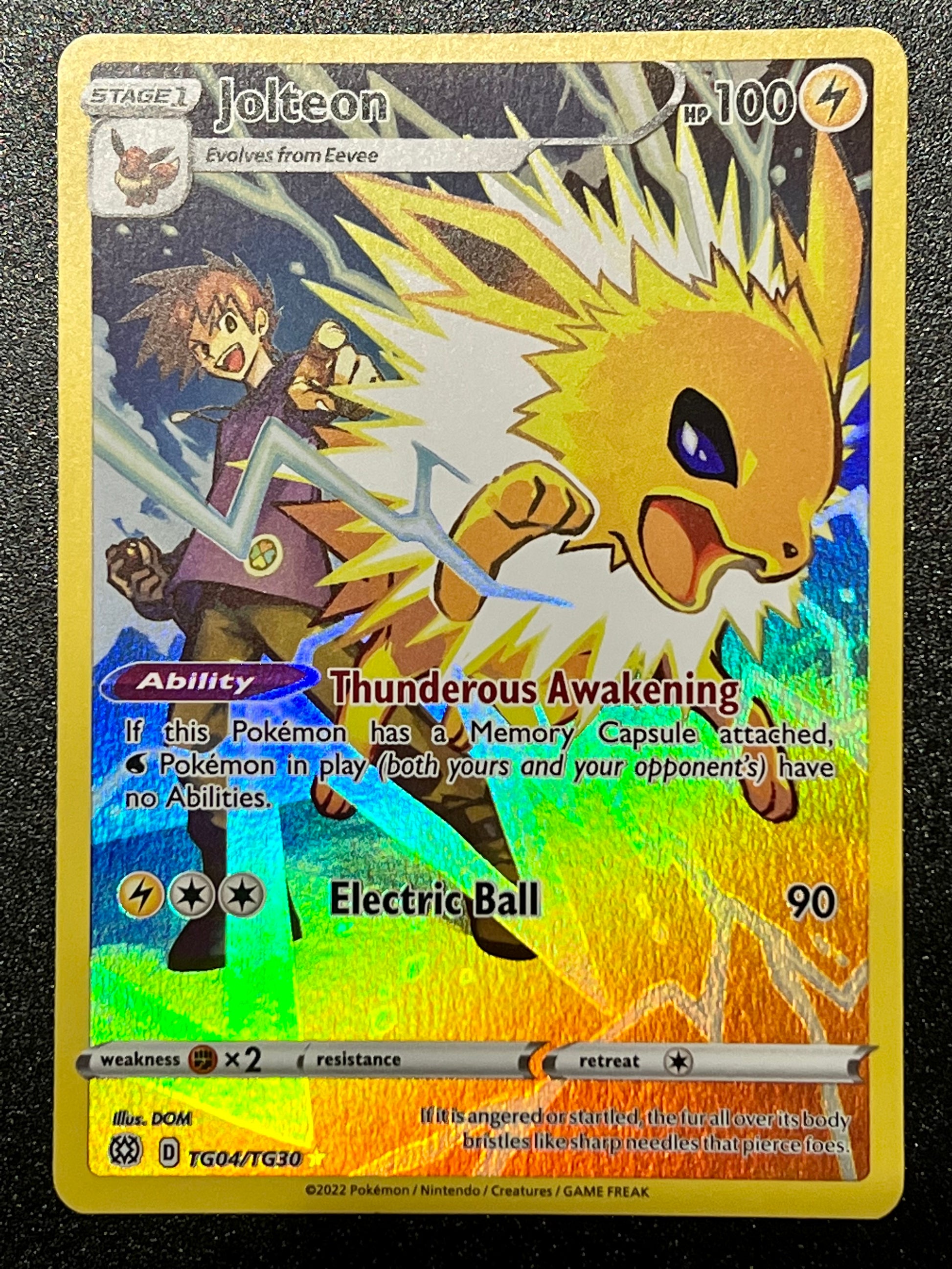 pokemon tcg brilliant stars tg04 tg30 jolteon card TG04/TG30 Jolteon