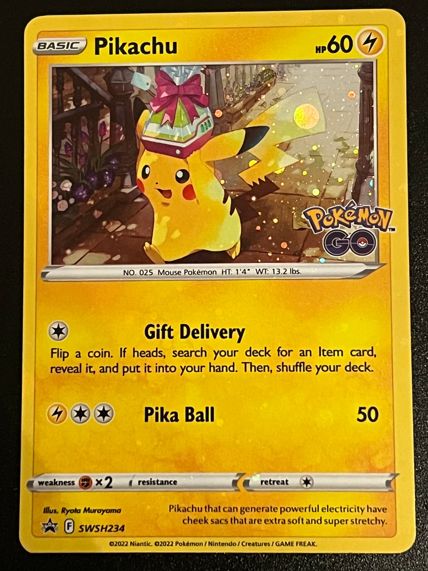 Pikachu - SWSH234 Holo Promo Black Star
