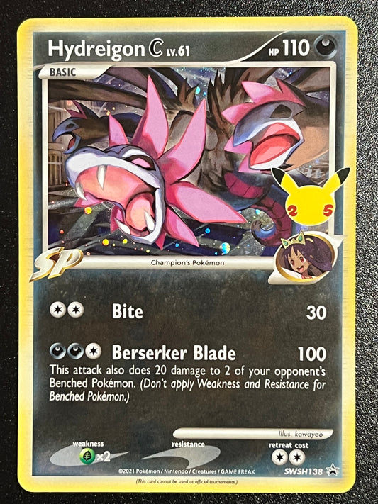 SWSH138 Hydreigon C - Black Star Promo