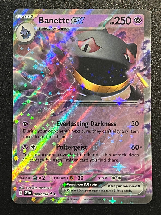 088/198 Banette Ex - Pokémon Scarlet/Violet Base Double Rare