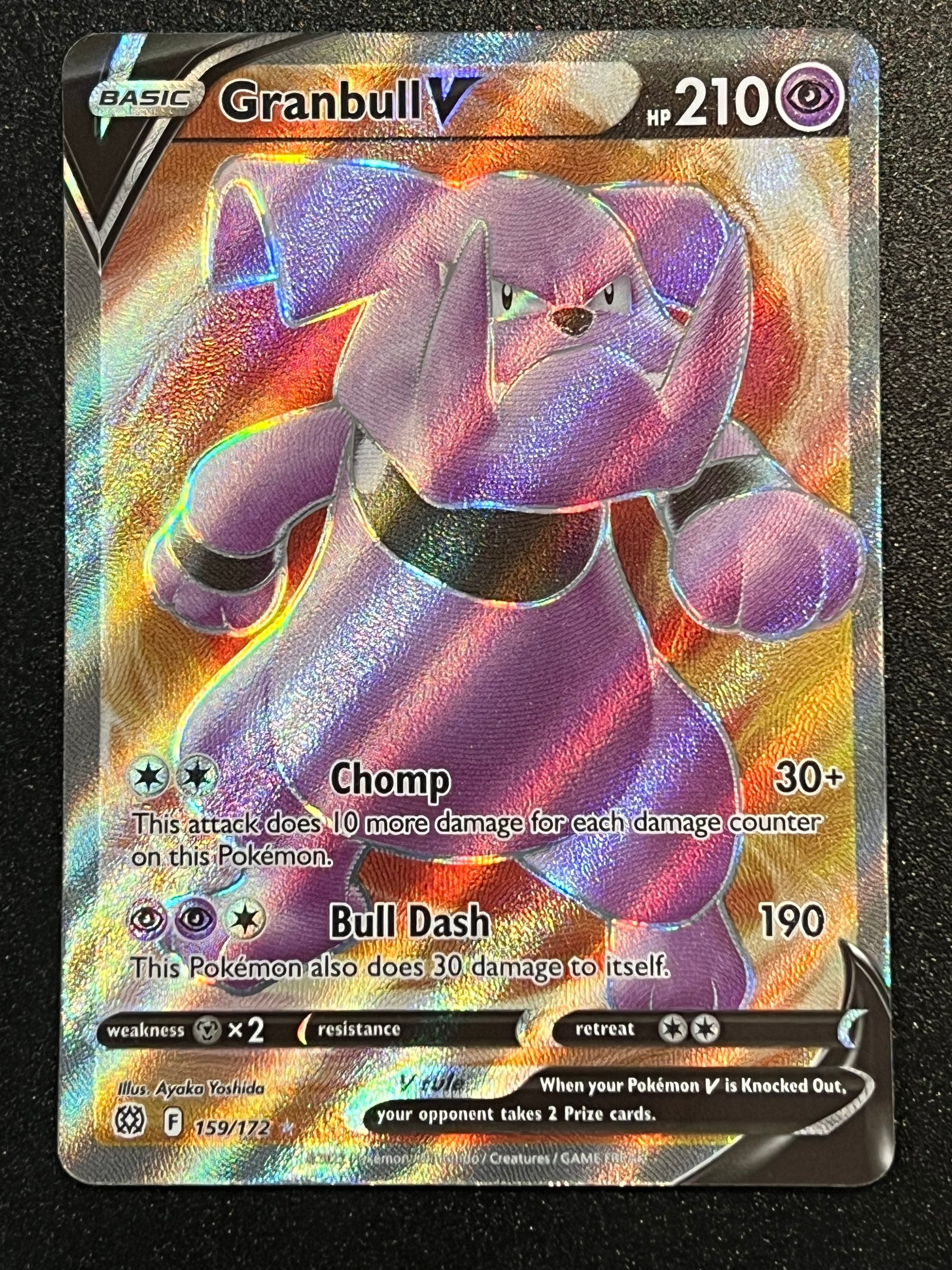 159/172 Granbull V - Pokmon Brilliant Stars Full Art Jarvvos 159/172 Granbull V - Pokmon Brilliant Stars Full Art Jarvvos