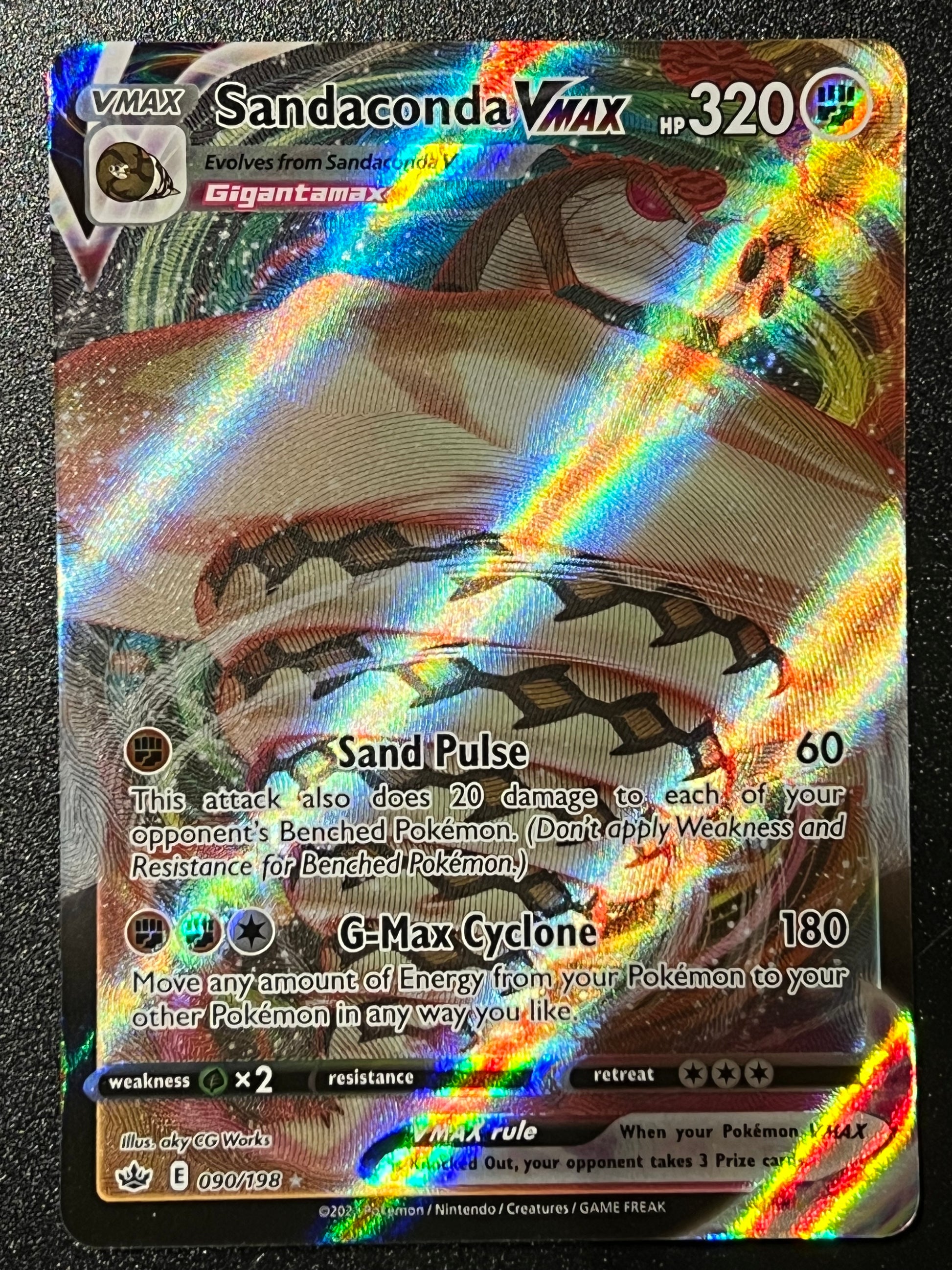 090/198 Sandaconda VMax - Pokmon Chilling Reign Ultra Rare Jarvvos 090/198 Sandaconda VMax - Pokmon Chilling Reign Ultra Rare Jarvvos