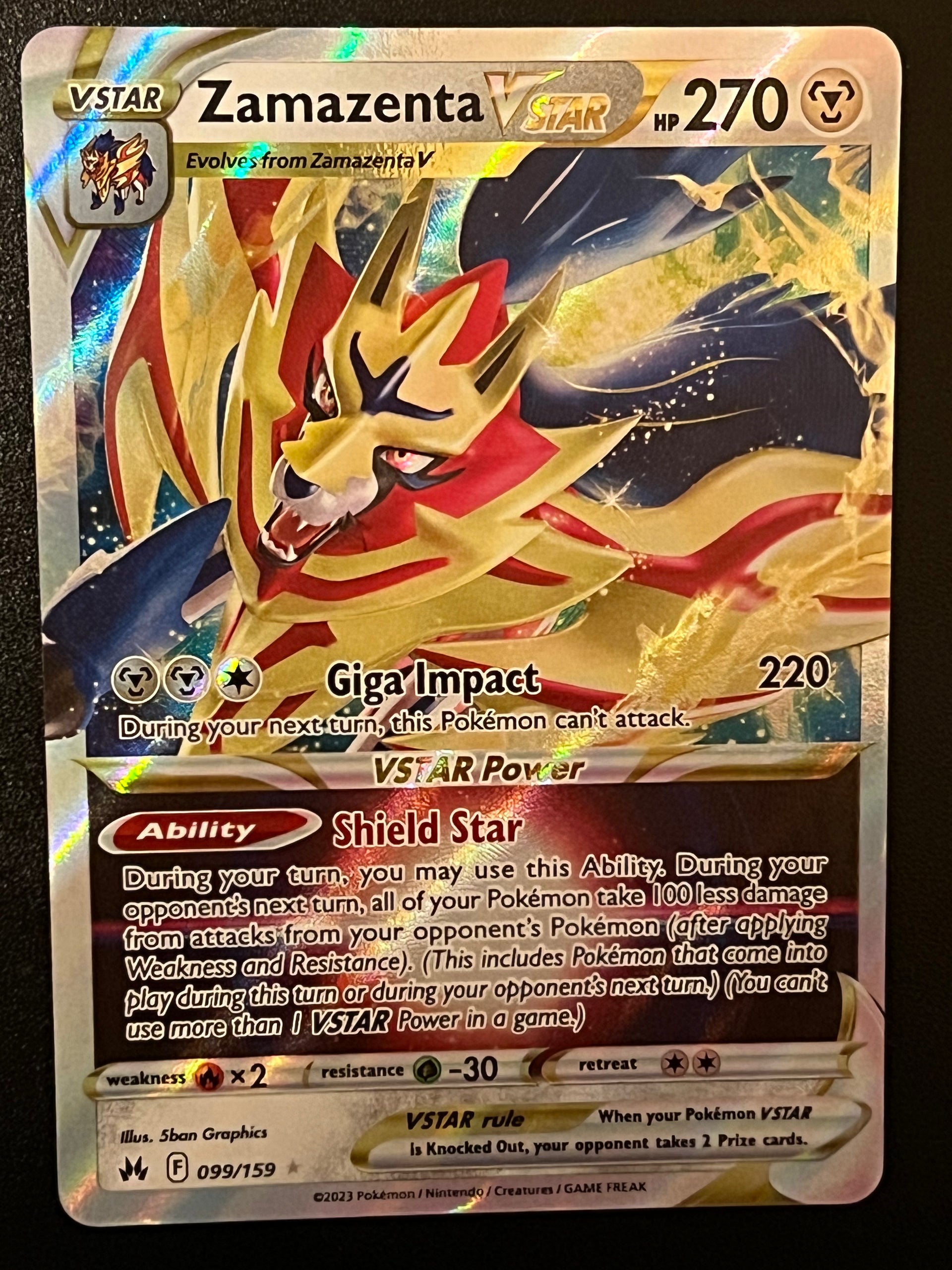 099/159 Zamazenta VStar