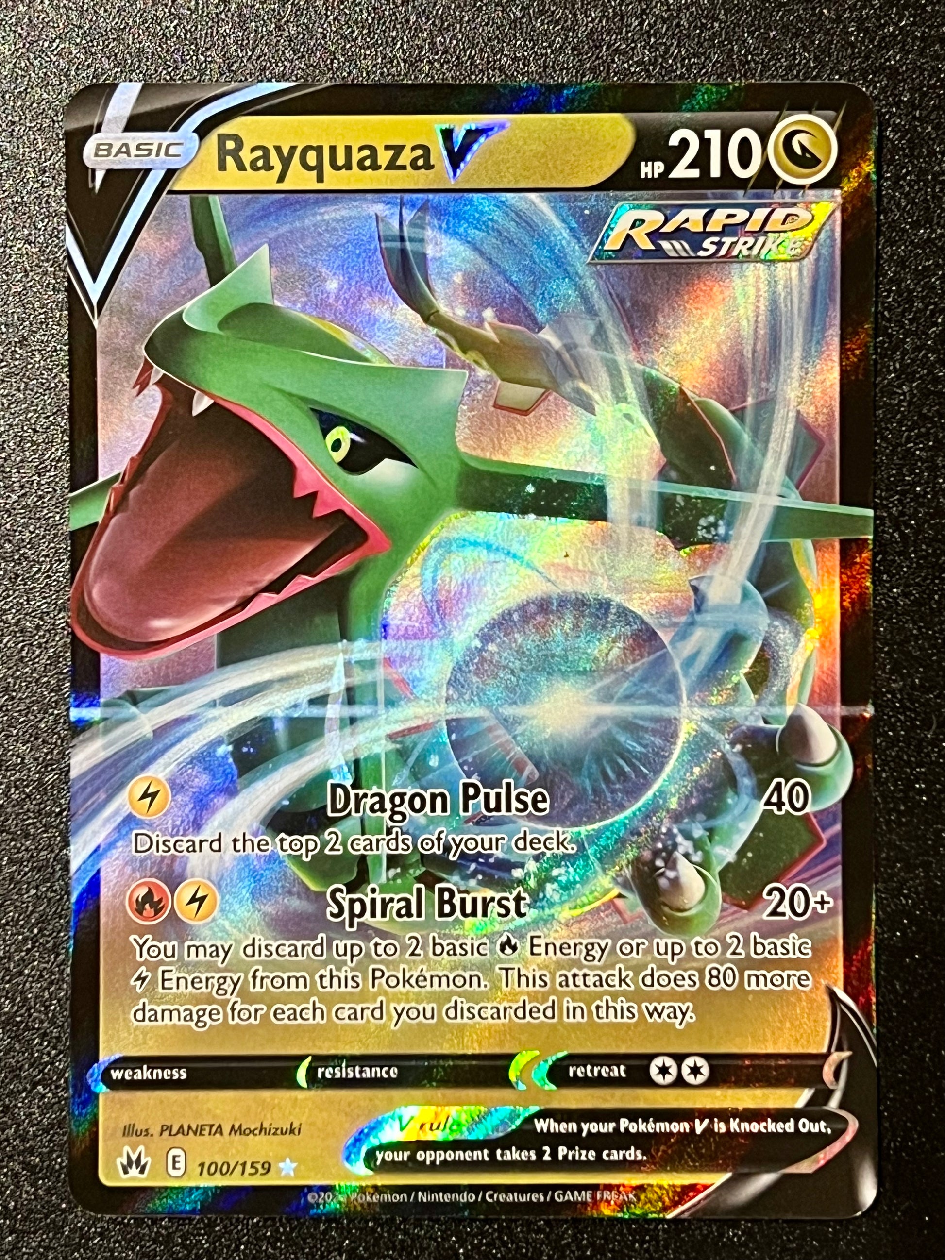 100/159 Rayquaza V - Pokmon Crown Zenith Ultra Rare Jarvvos 100/159 Rayquaza V - Pokmon Crown Zenith Ultra Rare Jarvvos