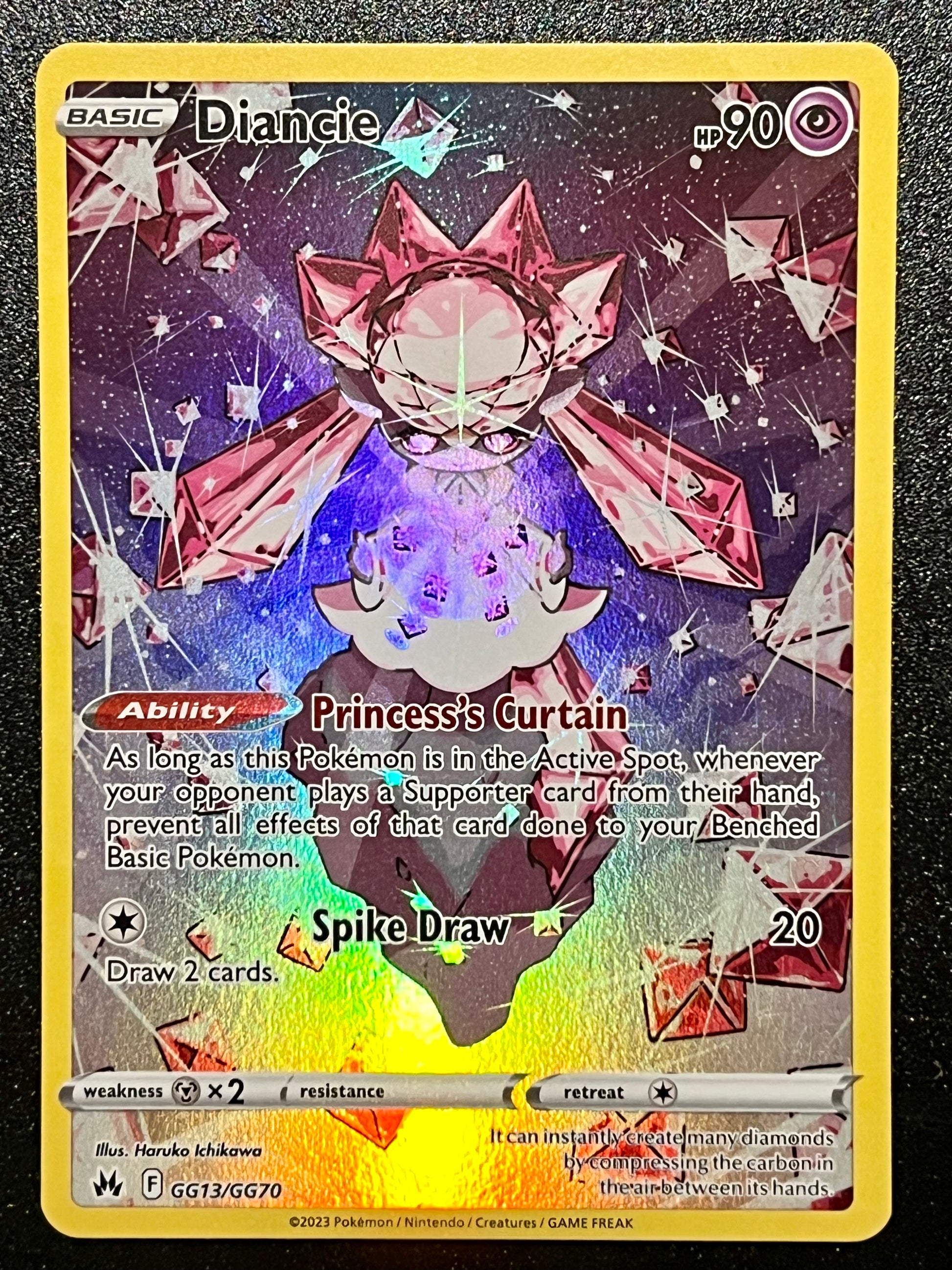 GG13/GG70 Diancie - Pokmon Crown Zenith Holo Rare Jarvvos GG13/GG70 Diancie - Pokmon Crown Zenith Holo Rare Jarvvos