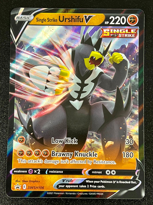 SWSH106 Single Strike Urshifu V - Black Star Promo