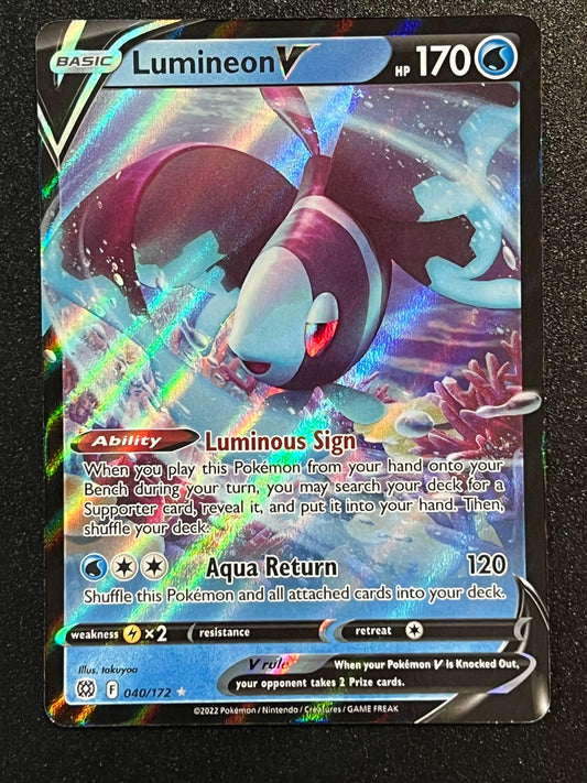 040/172 Lumineon V - Pokémon Brilliant Stars Ultra Rare