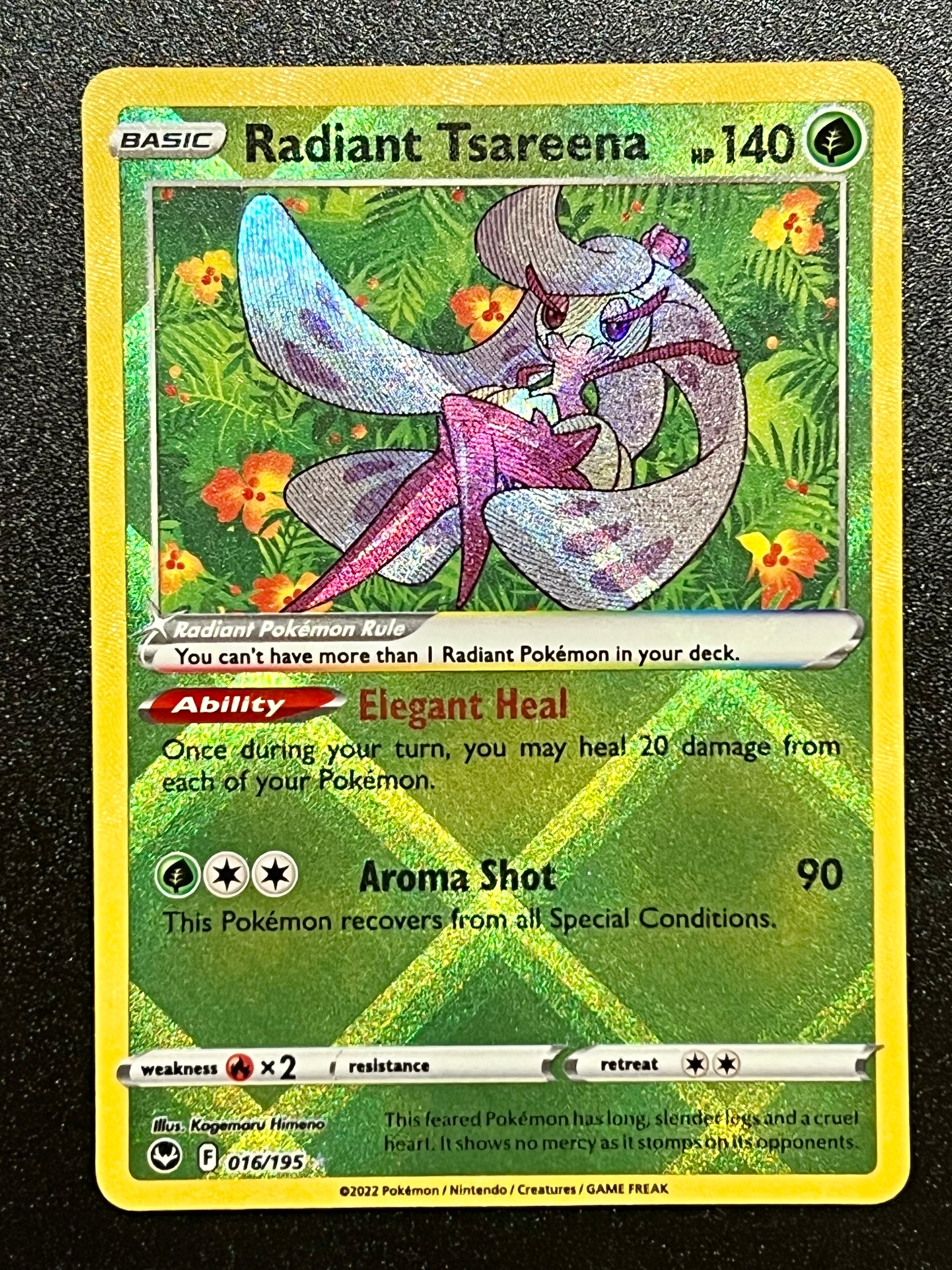 016/195 Radiant Tsareena - Pokmon Silver Tempest Radiant Rare Jarvvos 016/195 Radiant Tsareena - Pokmon Silver Tempest Radiant Rare Jarvvos